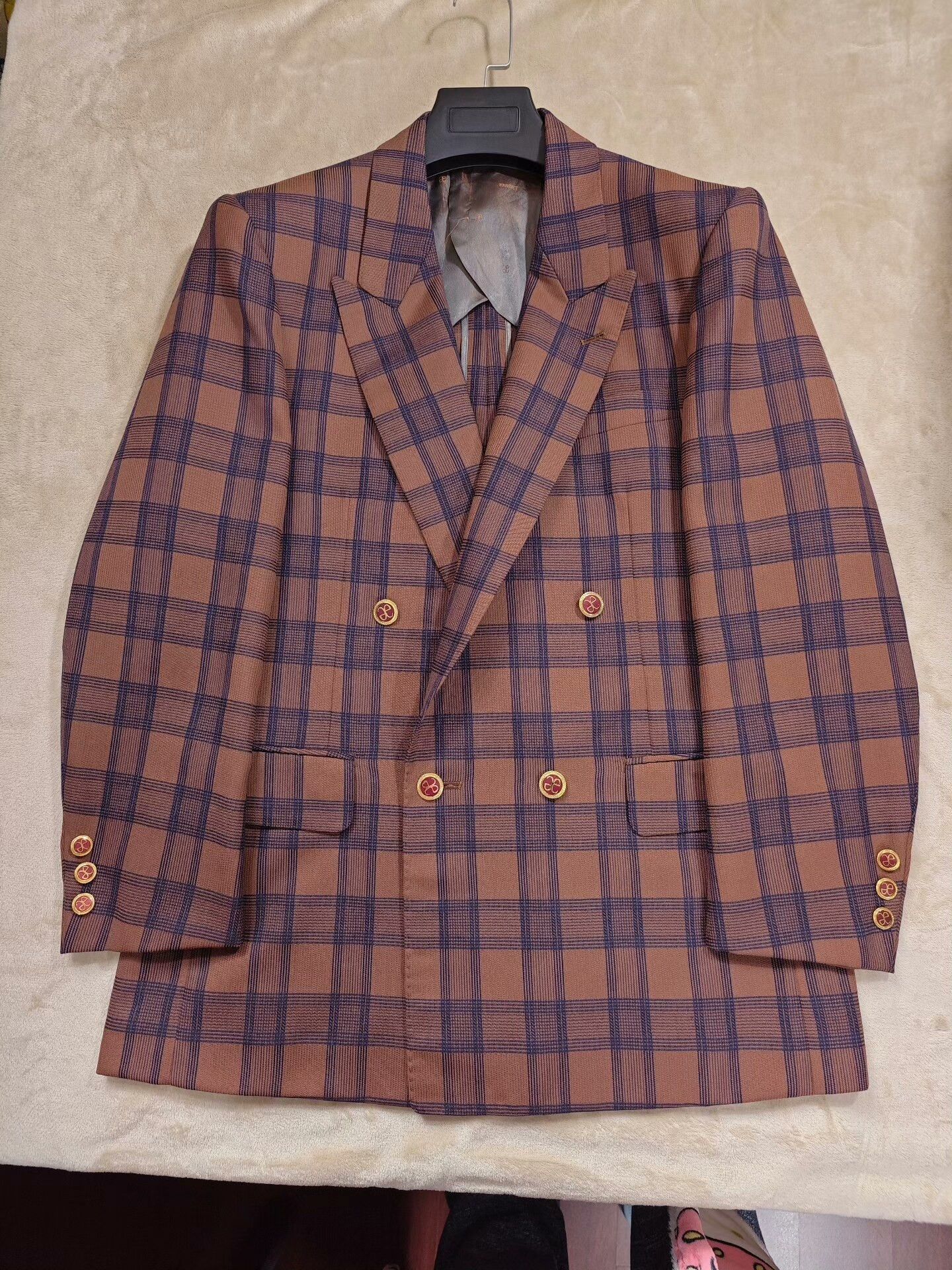 Luxe Custom Brown Silk Wool Suit Size US M / EU 48-50 / 2 - 5 Thumbnail