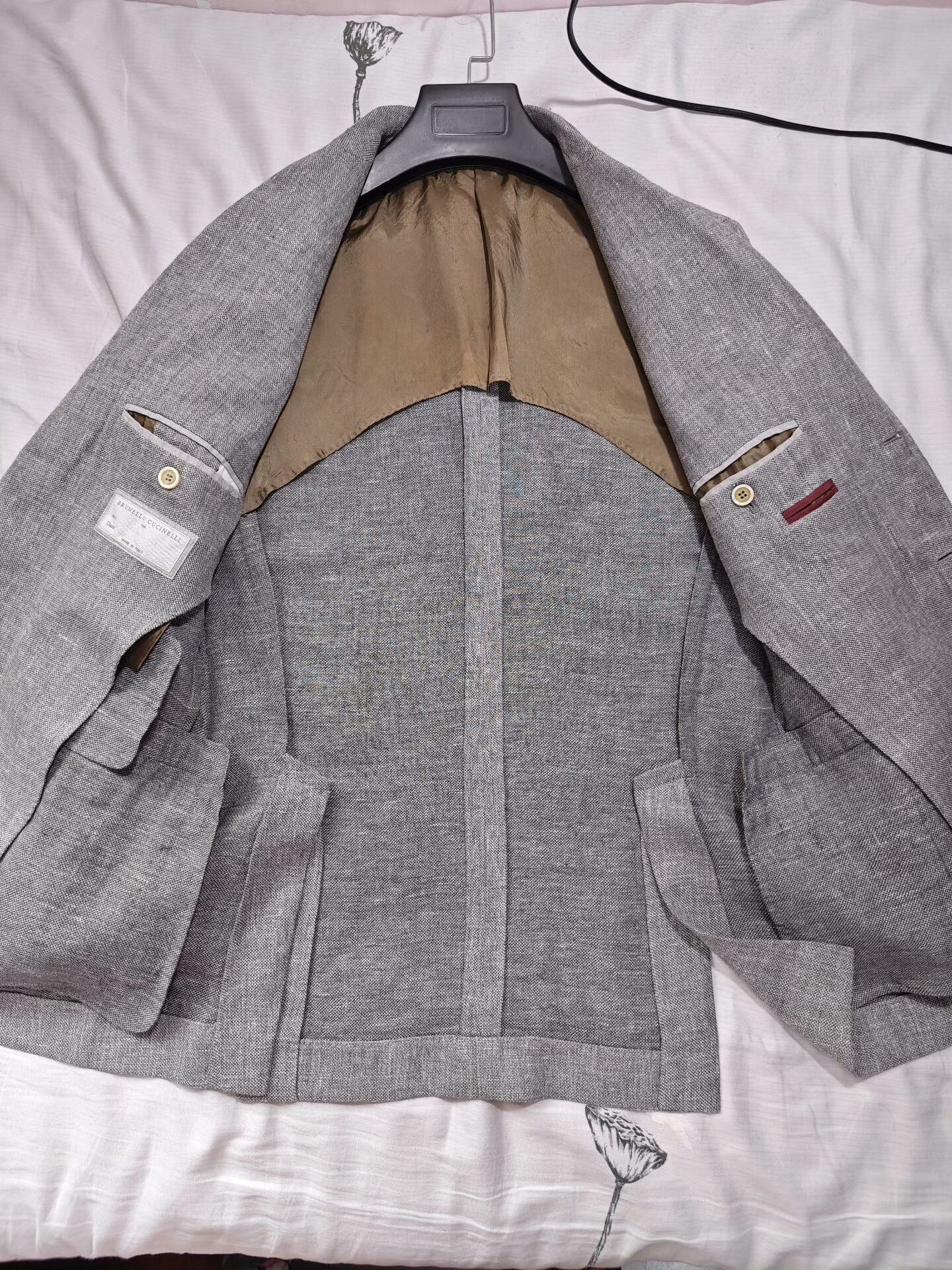 Brunello Cucinelli Brunello Cucinelli Lightweight Gray Blazer Size US S / EU 44-46 / 1 - 6 Thumbnail