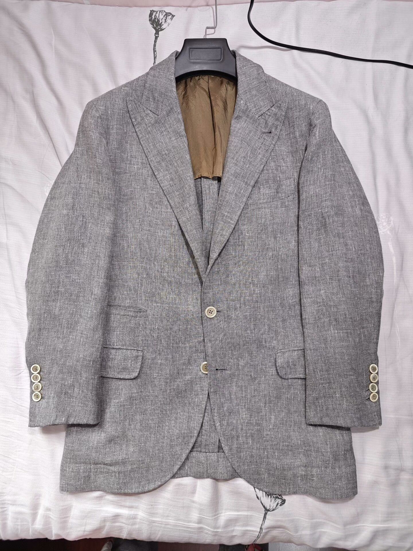 Brunello Cucinelli Brunello Cucinelli Lightweight Gray Blazer Size US S / EU 44-46 / 1 - 5 Thumbnail