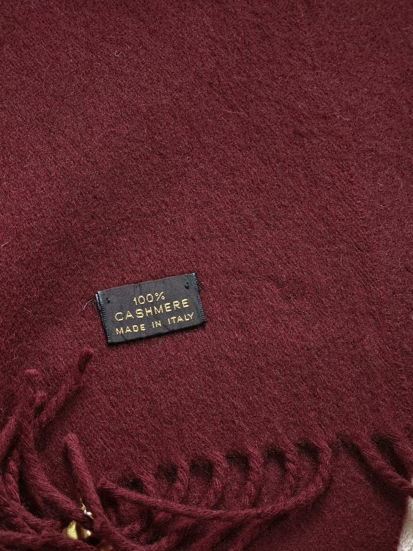 Loro Piana Loro Piana Cashmere Scarf in Burgundy Size ONE SIZE - 3 Thumbnail