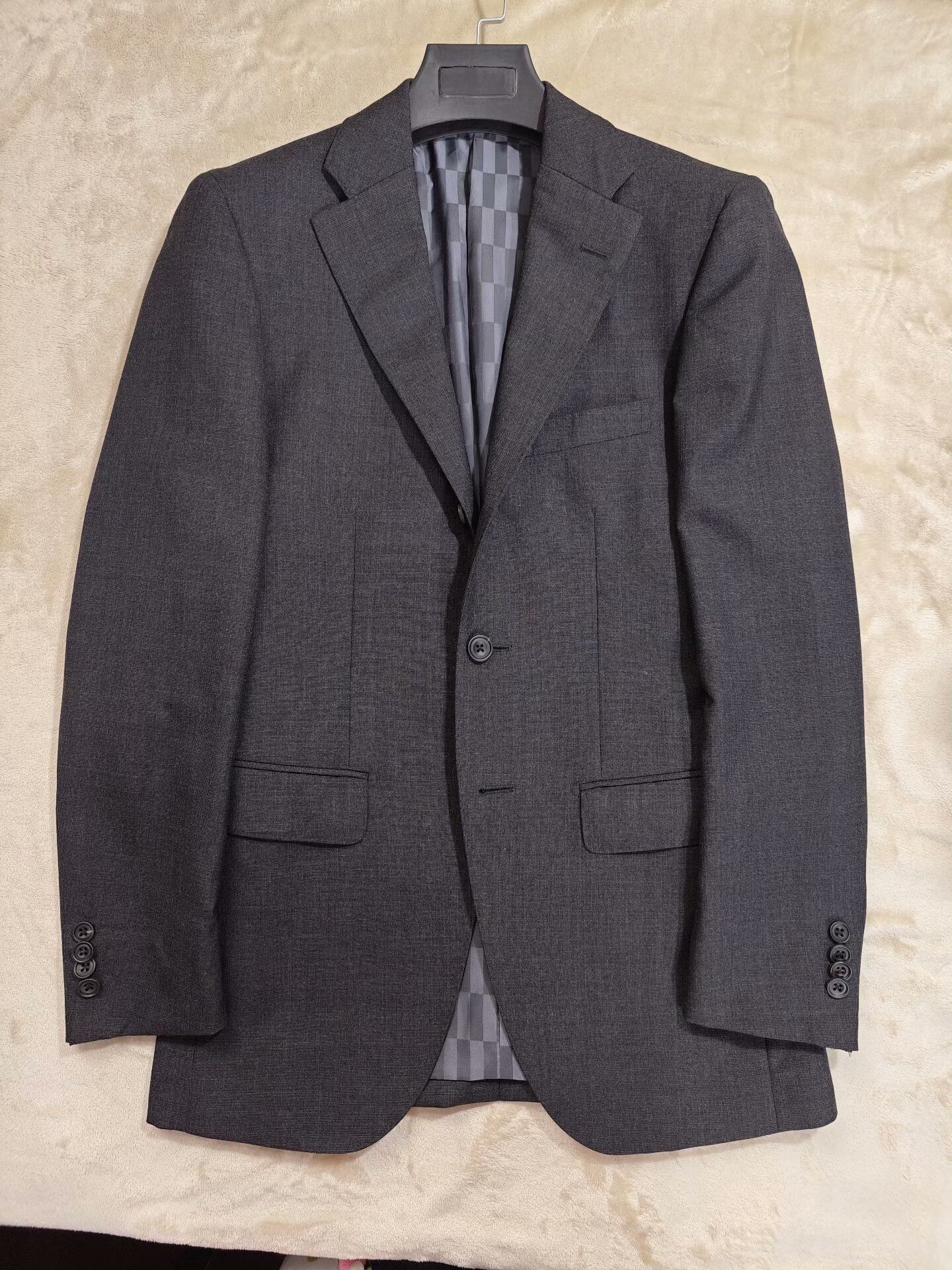 Holland & Sherry Holland Sherry Gray Wool Blazer Size US S / EU 44-46 / 1 - 5 Thumbnail