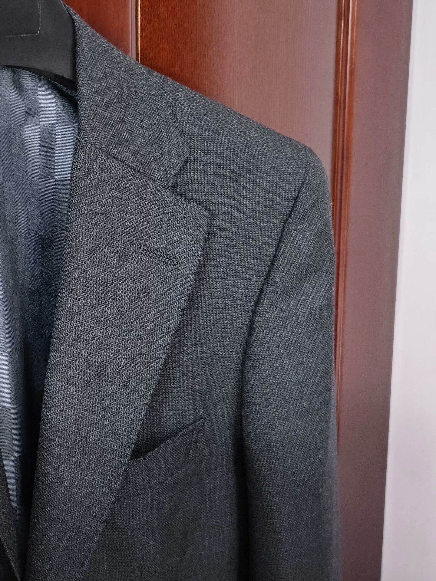 Holland & Sherry Holland Sherry Gray Wool Blazer Size US S / EU 44-46 / 1 - 2 Thumbnail