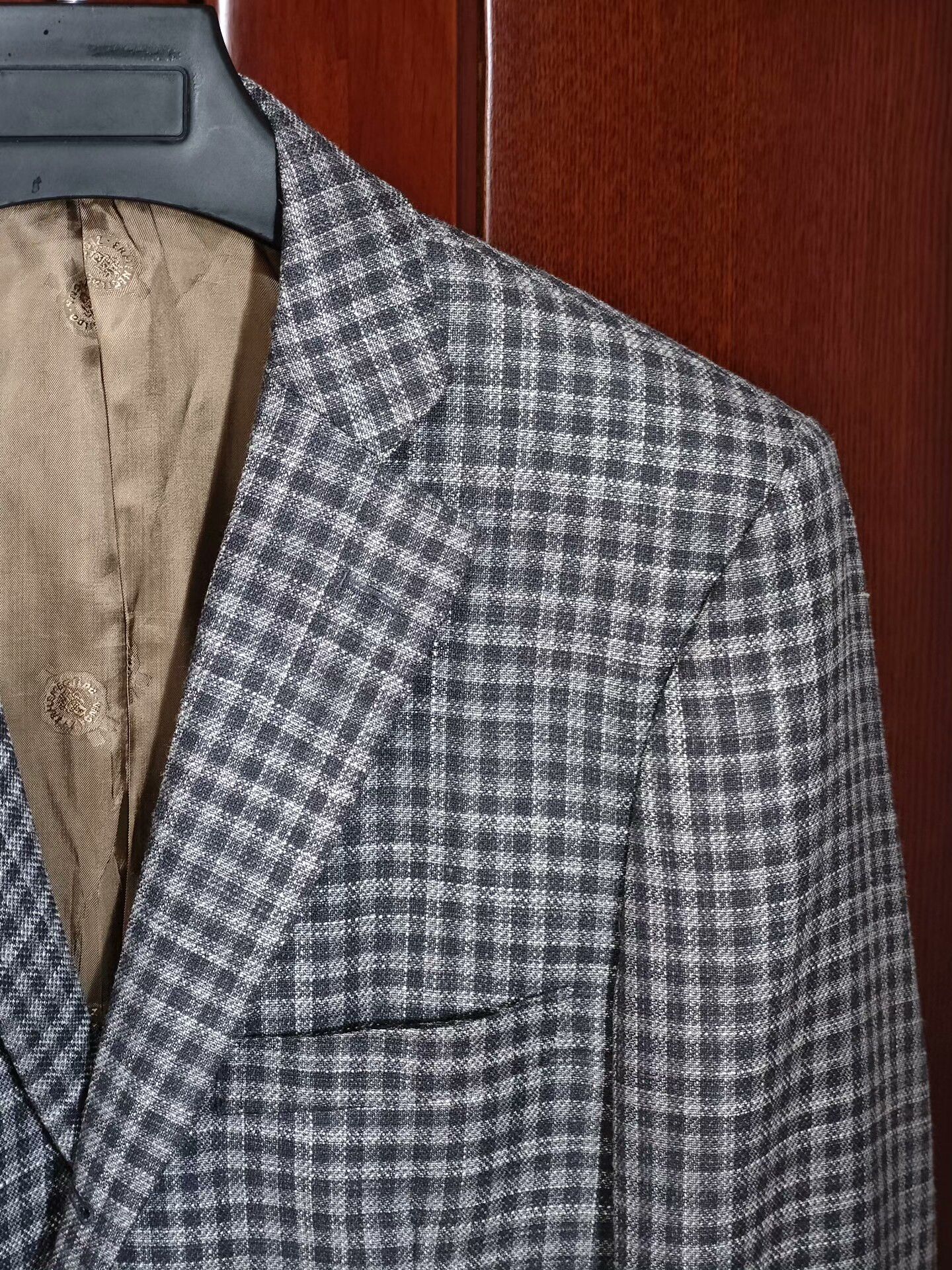 Ermenegildo Zegna Italian Zegna Wool Silk Blend Jacket Size US M / EU 48-50 / 2 - 2 Thumbnail
