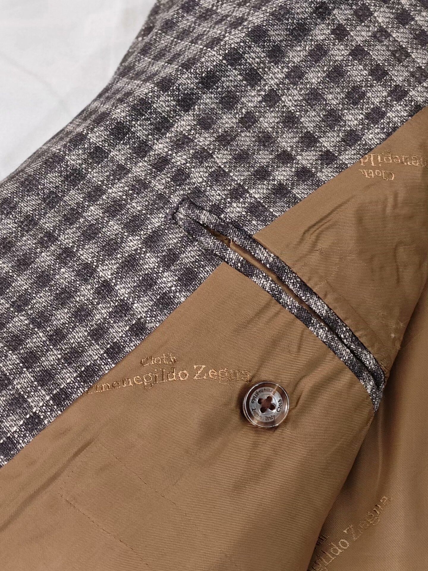 Ermenegildo Zegna Italian Zegna Wool Silk Blend Jacket Size US M / EU 48-50 / 2 - 8 Thumbnail