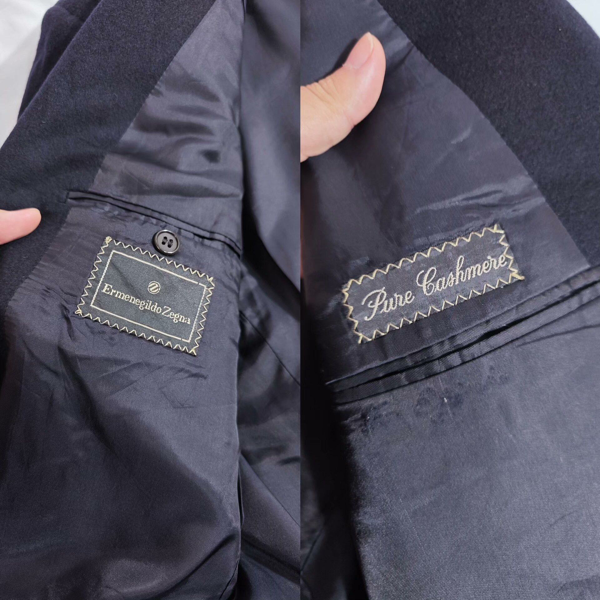 Ermenegildo Zegna Zegna Custom Cashmere Suit Jacket Size US L / EU 52-54 / 3 - 5 Thumbnail