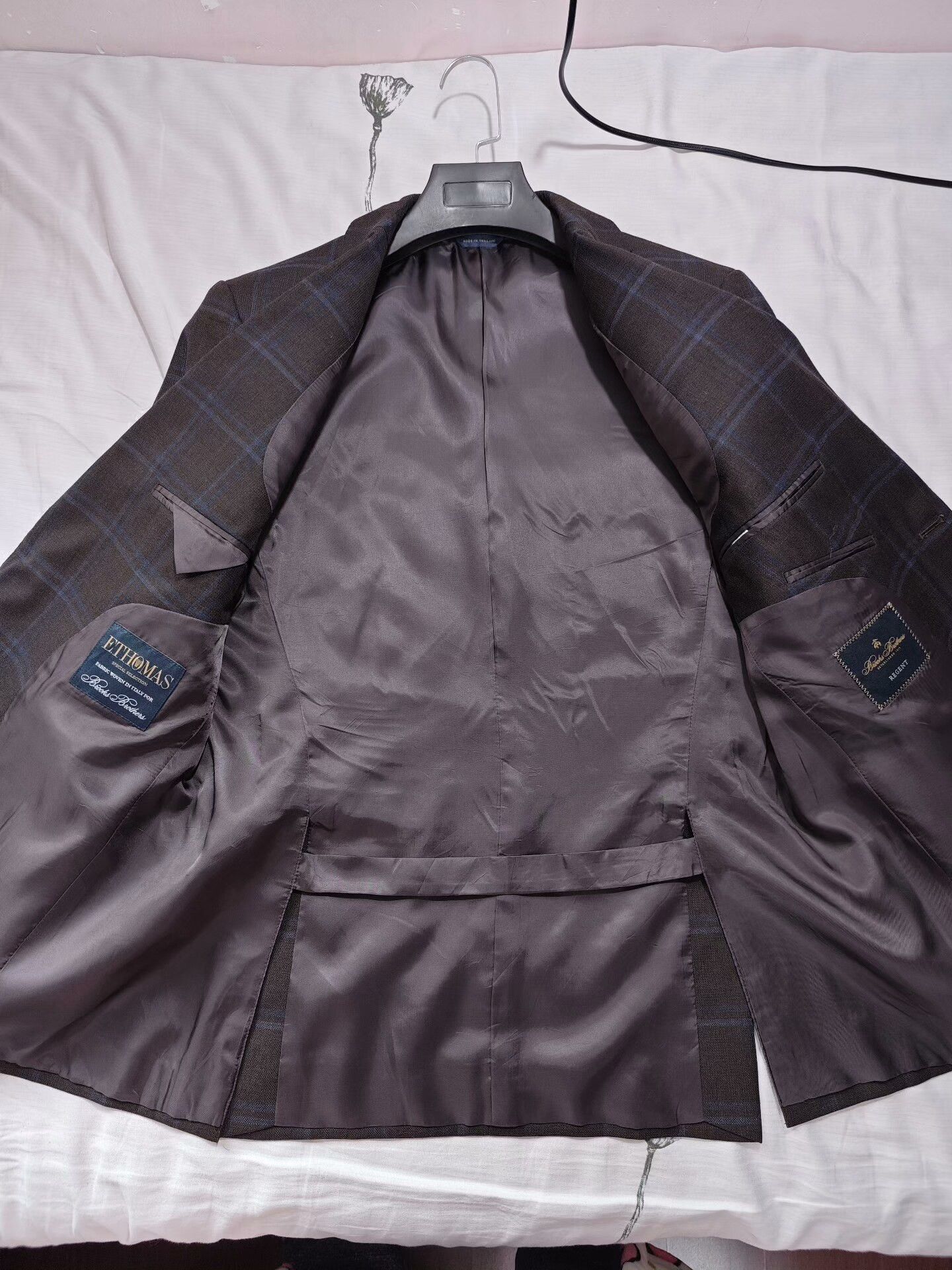 Brooks Brothers Brooks Brothers E. Thomas Wool Suit Size US M / EU 48-50 / 2 - 7 Thumbnail