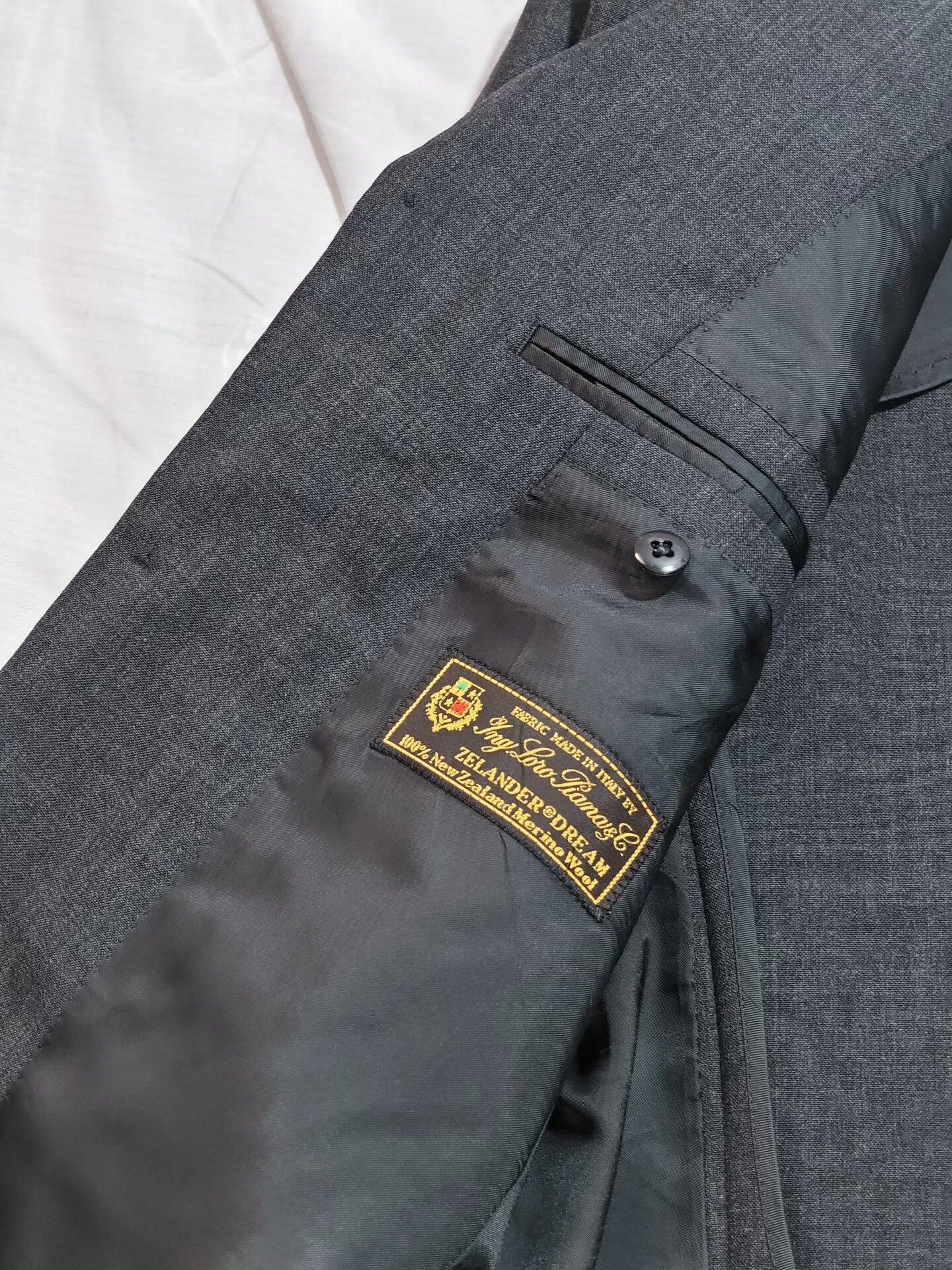 Loro Piana Italian Custom Gray Wool Blazer Size US M / EU 48-50 / 2 - 7 Thumbnail