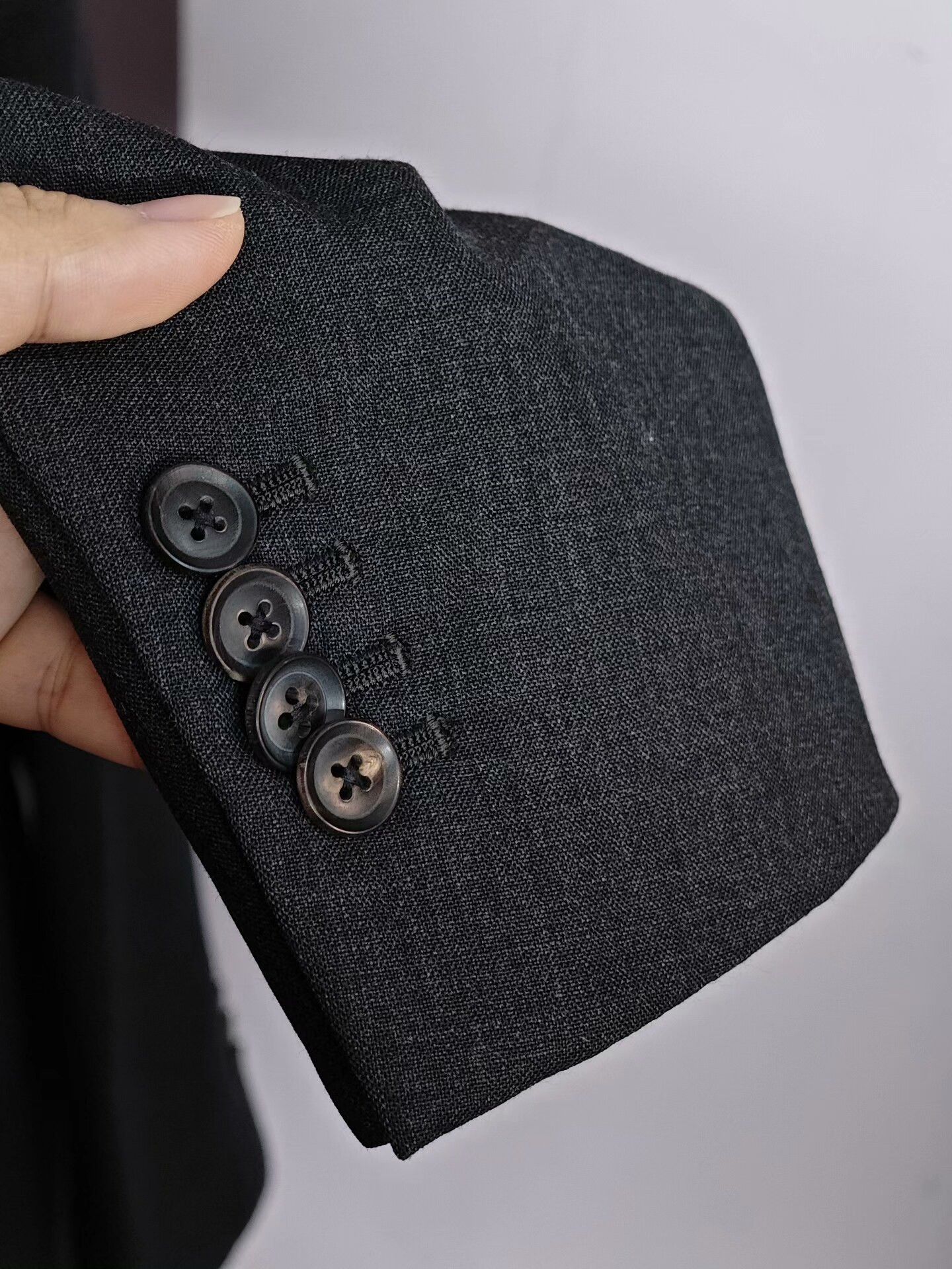 Loro Piana Italian Custom Gray Wool Blazer Size US M / EU 48-50 / 2 - 4 Thumbnail