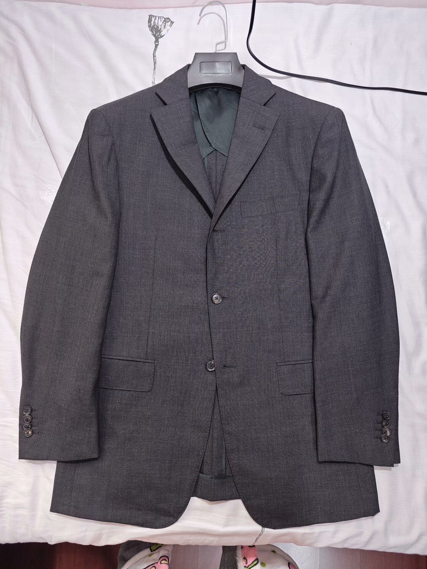 Loro Piana Italian Custom Gray Wool Blazer Size US M / EU 48-50 / 2 - 5 Thumbnail