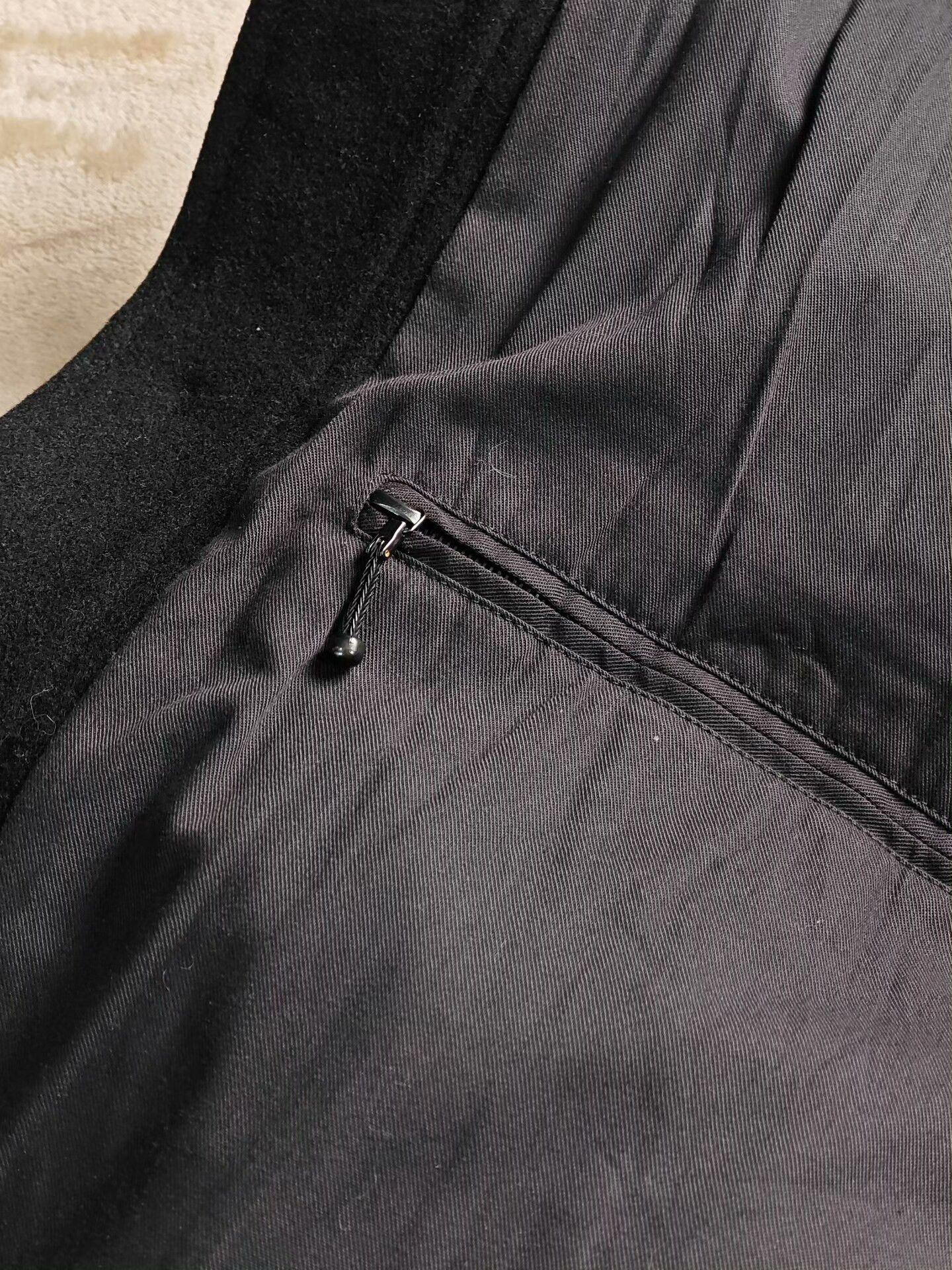 A.P.C. Black Wool and Leather Jacket Coat Size US XS / EU 42 / 0 - 9 Thumbnail