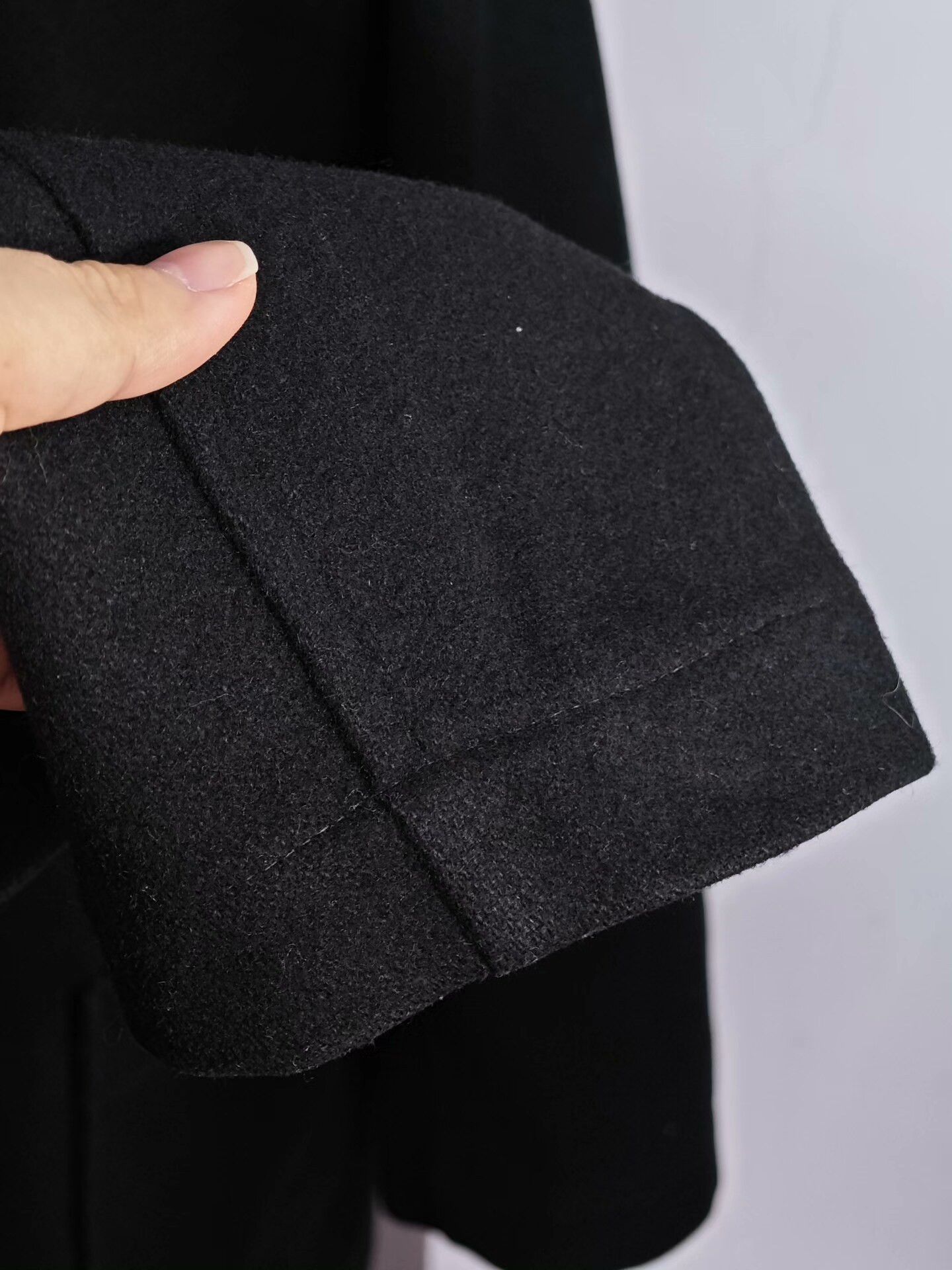 A.P.C. Black Wool and Leather Jacket Coat Size US XS / EU 42 / 0 - 4 Thumbnail