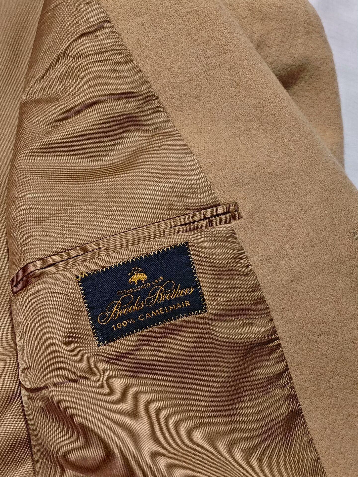 Brooks Brothers Brooks Brothers Camel Hair Blazer Size US L / EU 52-54 / 3 - 8 Thumbnail