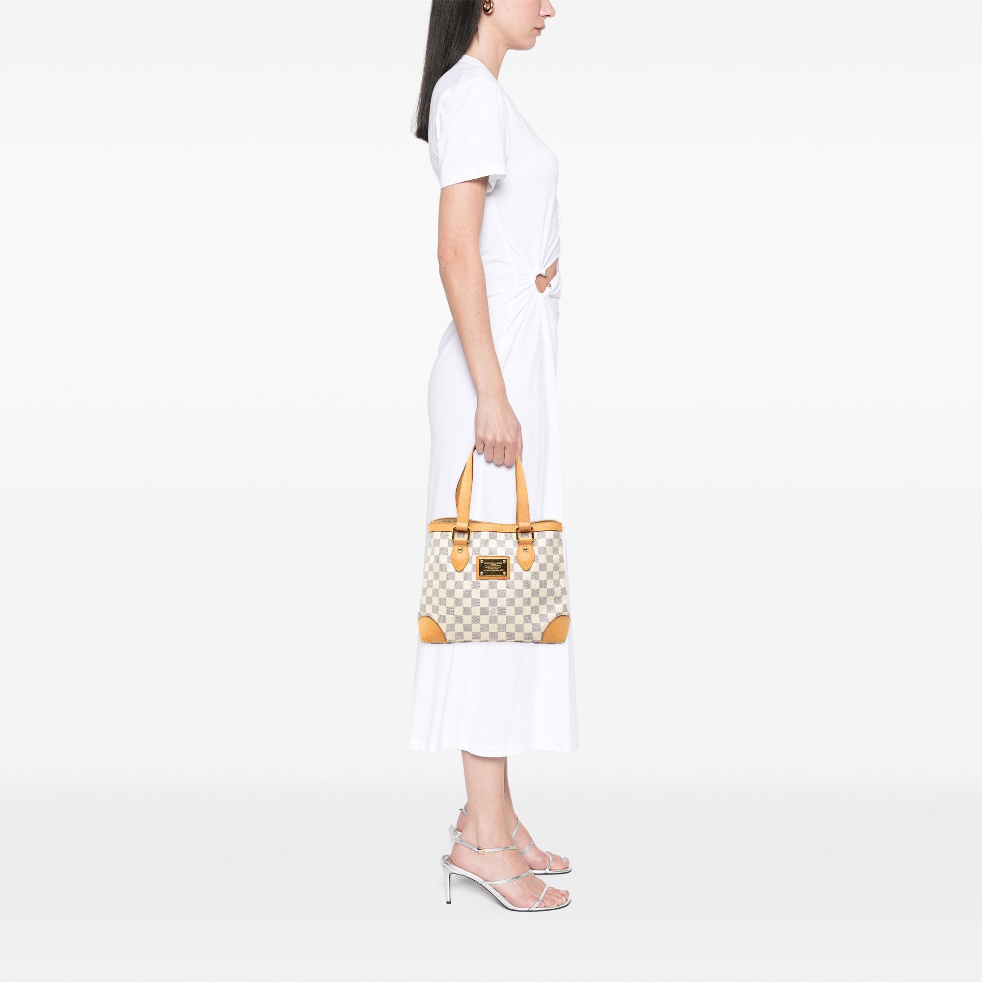 Louis Vuitton Louis Vuitton Damier Azur Hampstead PM Size ONE SIZE - 7 Thumbnail