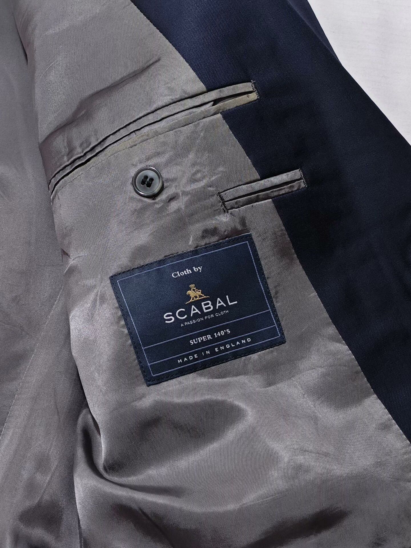 SCABAL Scabal Half-Canvas Wool Blazer Size US L / EU 52-54 / 3 - 8 Thumbnail