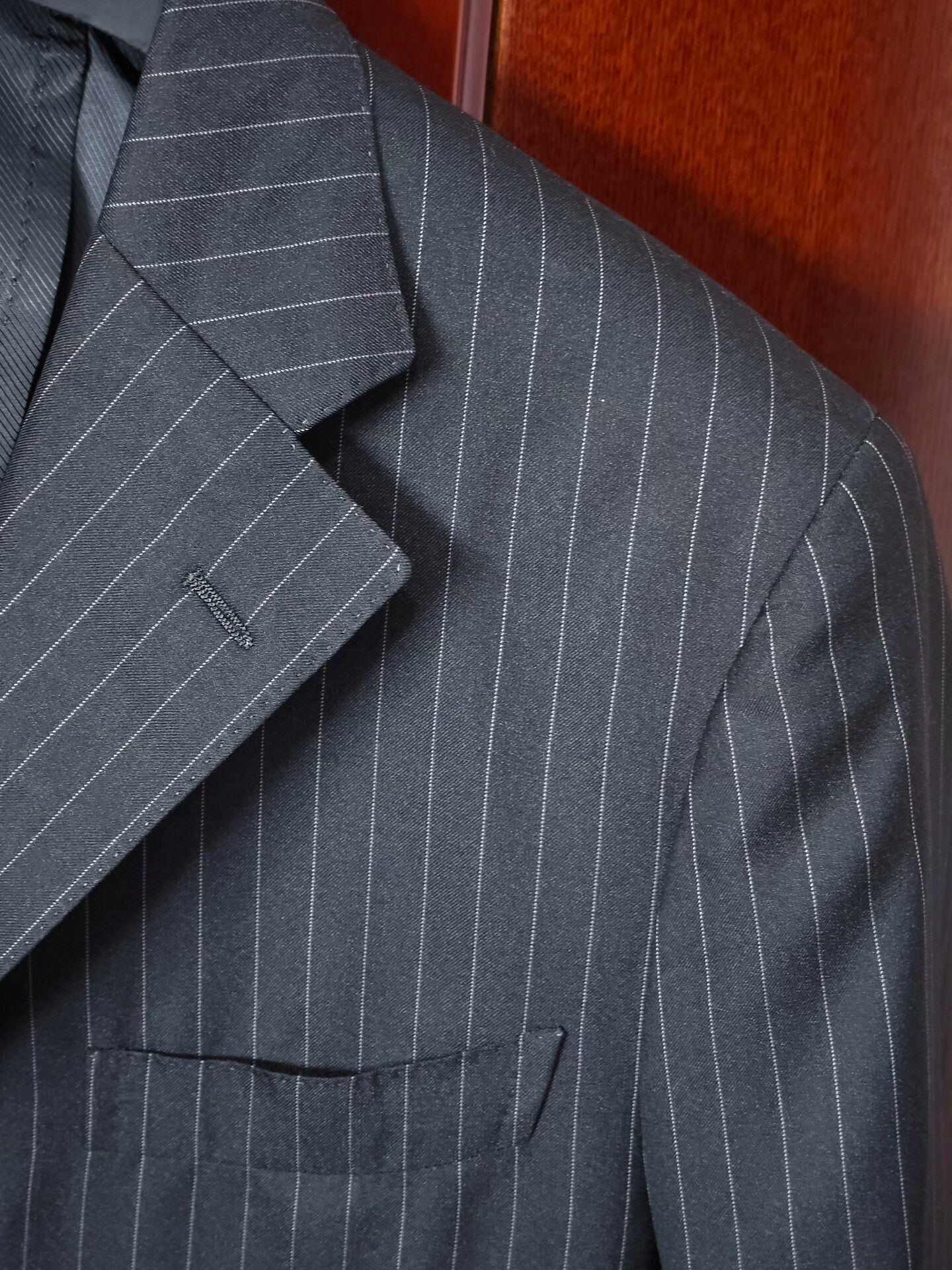 Loro Piana Italian Loro Piana Wool Silk Custom Suit Size US M / EU 48-50 / 2 - 2 Thumbnail