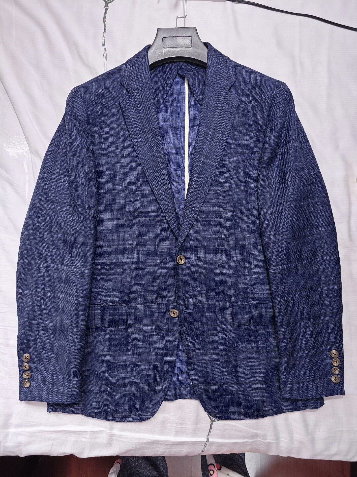 Loro Piana Italian Linen Blend Tailored Suit Jacket Size US S / EU 44-46 / 1 - 5 Thumbnail
