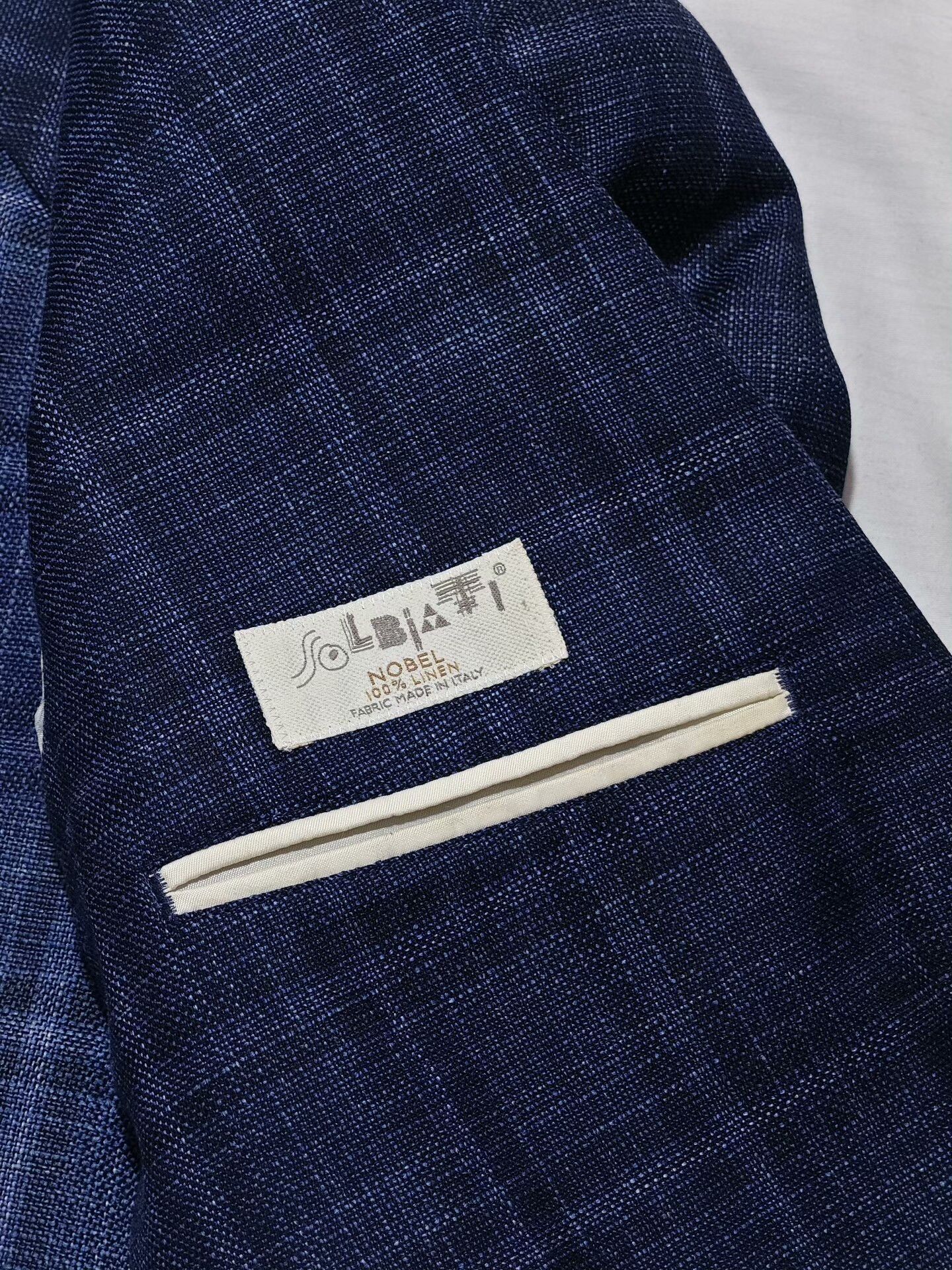 Loro Piana Italian Linen Blend Tailored Suit Jacket Size US S / EU 44-46 / 1 - 7 Thumbnail