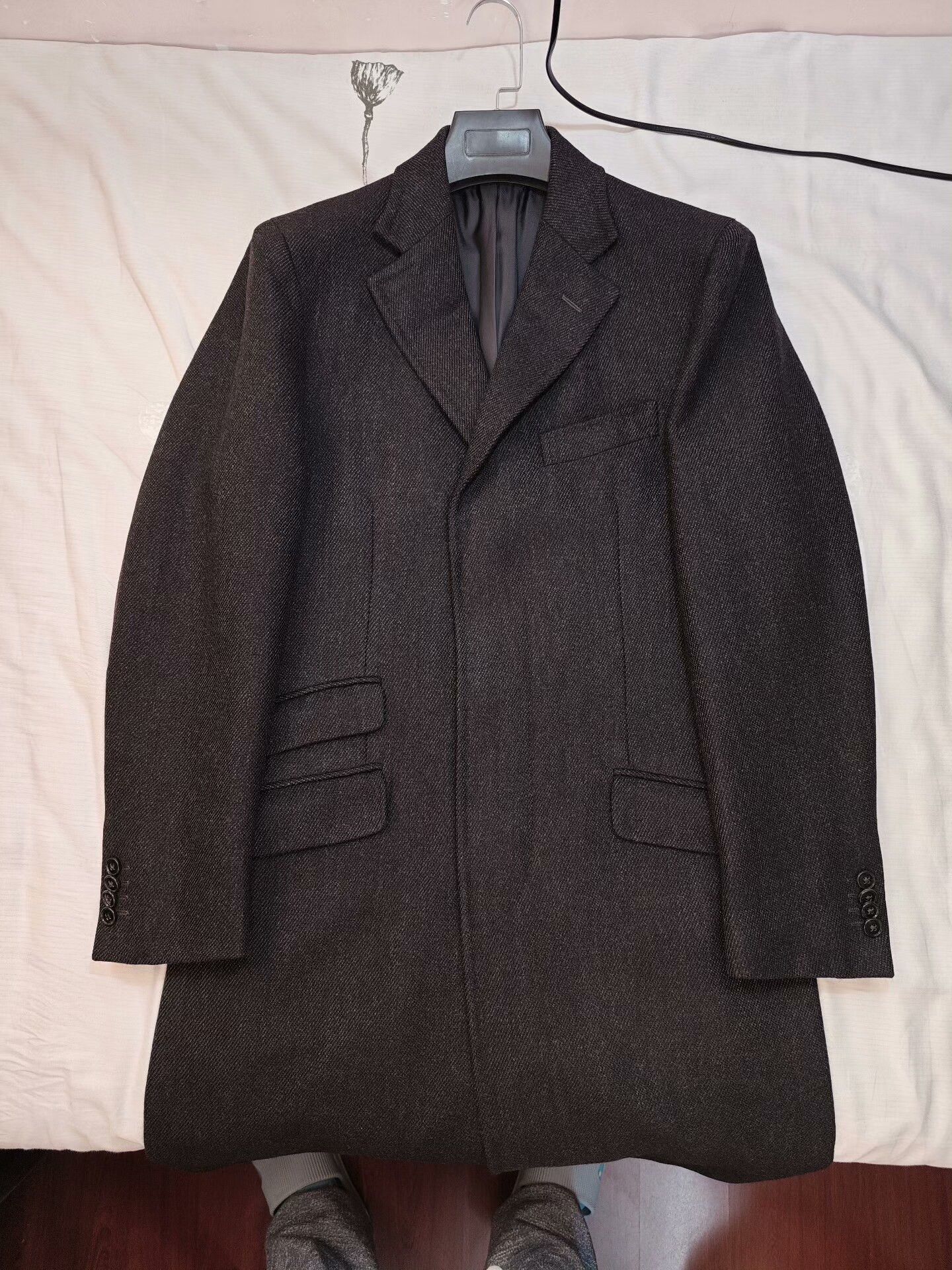 Ermenegildo Zegna Zegna Chester Coat with Cashmere Blend Size US S / EU 44-46 / 1 - 5 Thumbnail