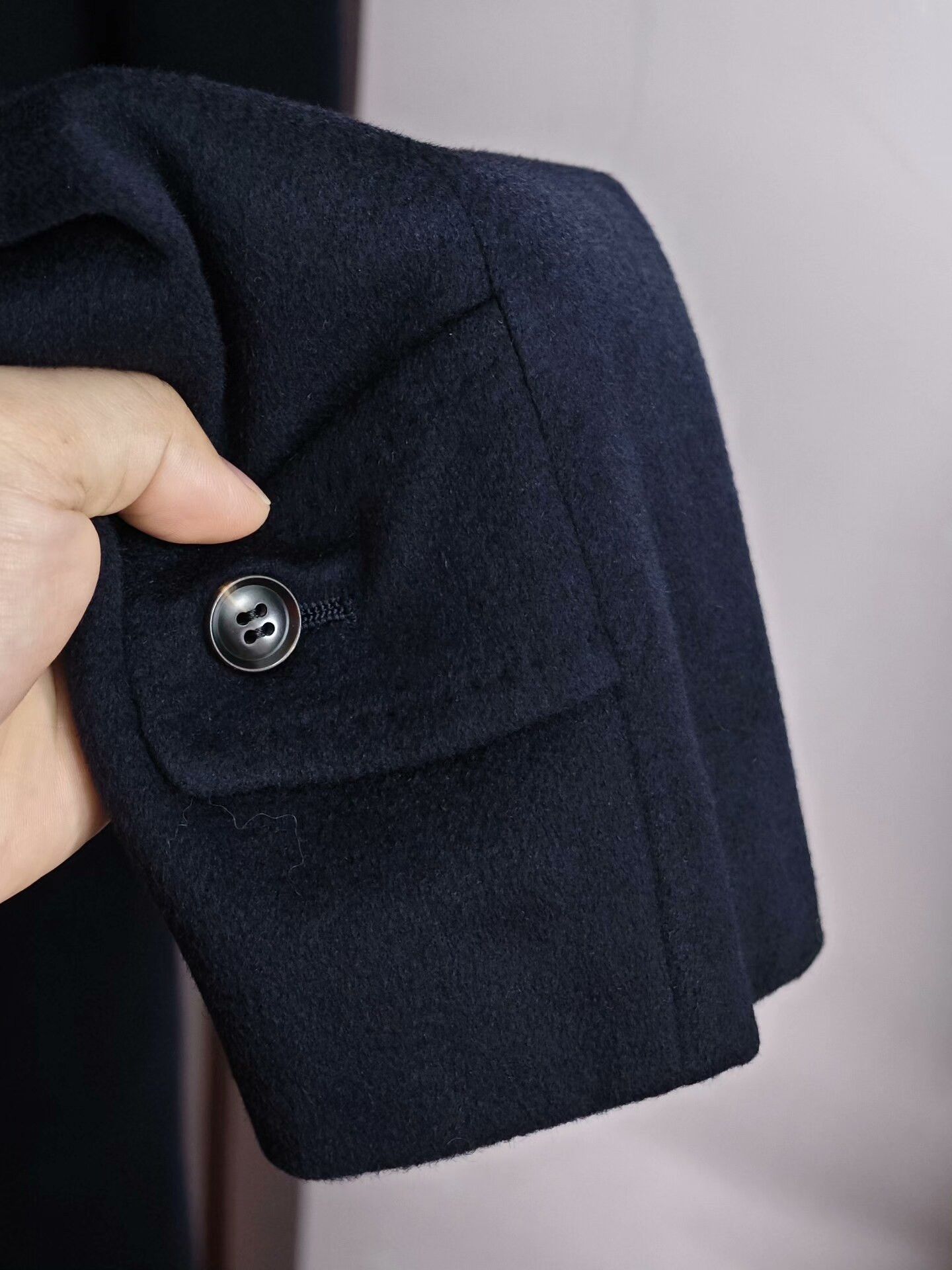 Colombo Custom Navy Cashmere Blend Overcoat Size US M / EU 48-50 / 2 - 4 Thumbnail