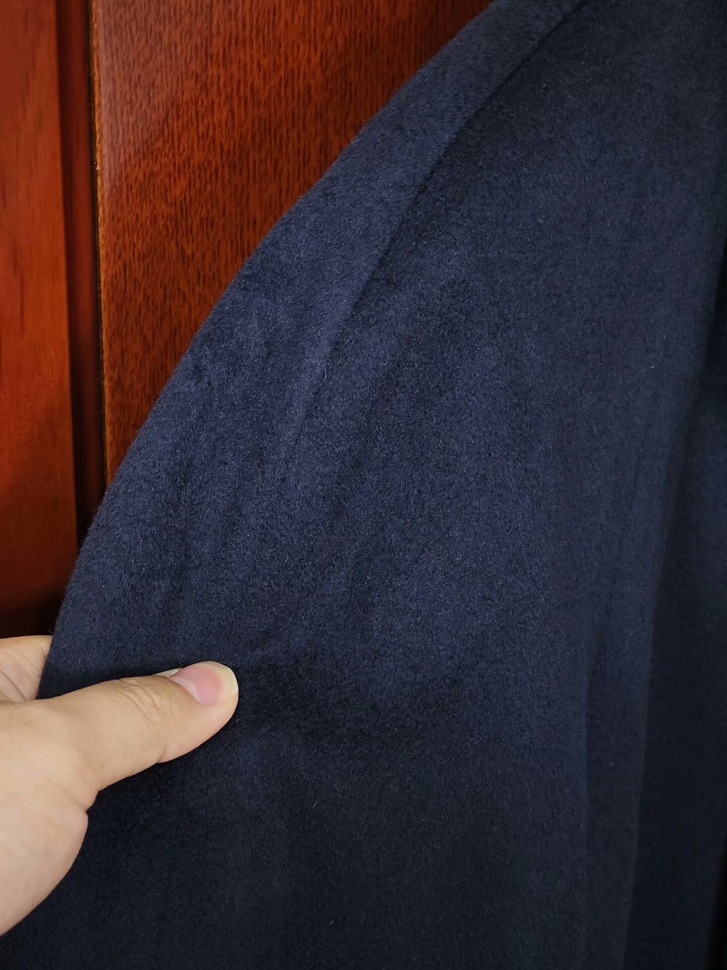 Colombo Custom Navy Cashmere Blend Overcoat Size US M / EU 48-50 / 2 - 3 Thumbnail