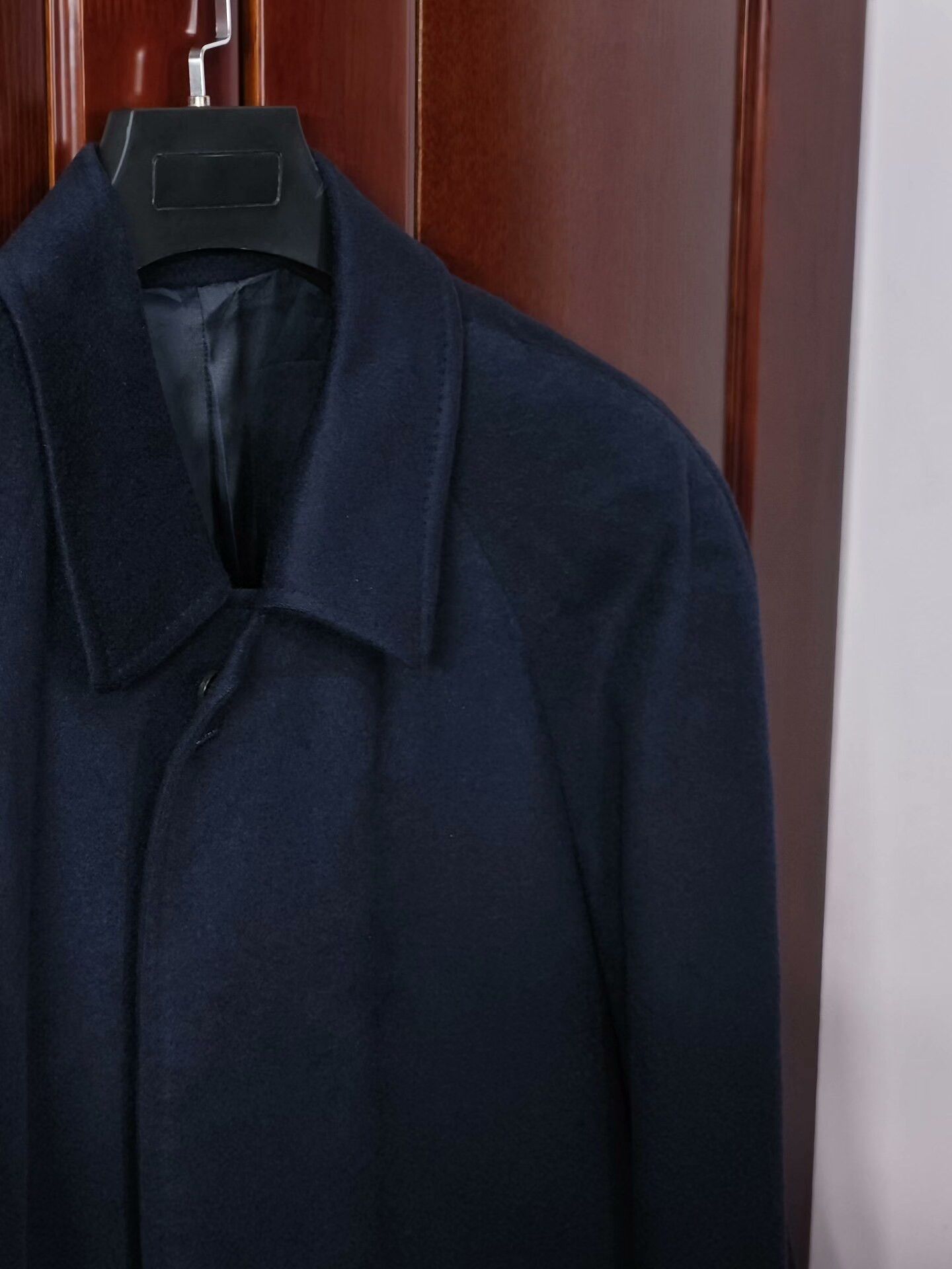 Colombo Custom Navy Cashmere Blend Overcoat Size US M / EU 48-50 / 2 - 2 Thumbnail