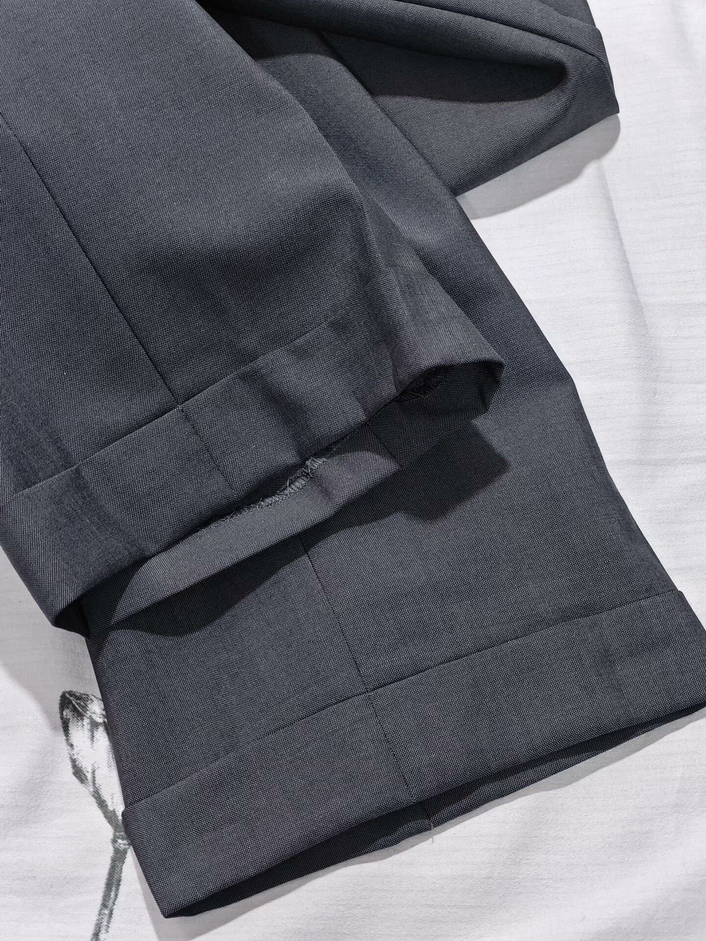 Holland & Sherry Custom Holland Sherry Wool Trousers Size US 34 / EU 50 - 5 Thumbnail