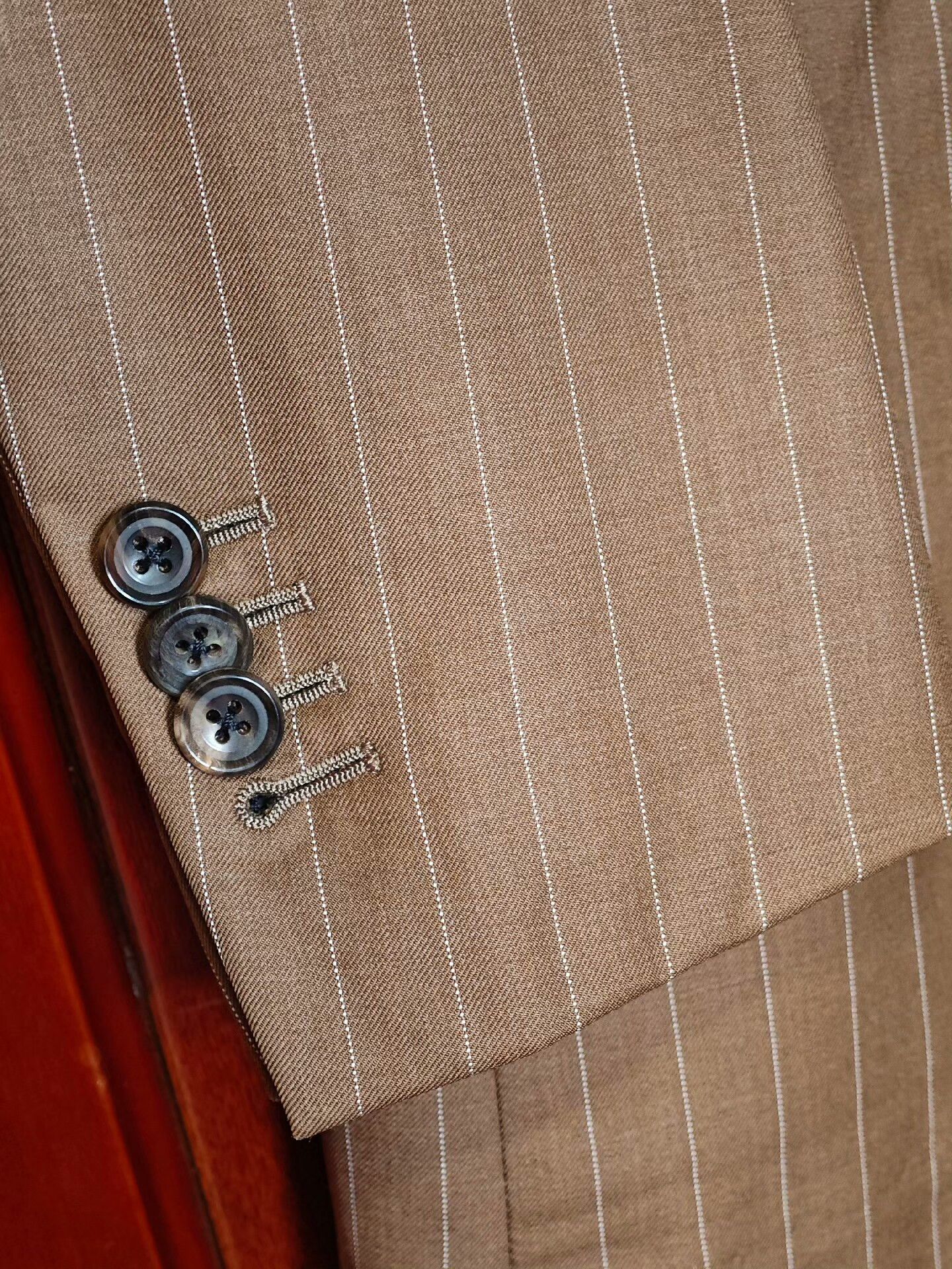 Holland & Sherry Custom Holland Sherry Wool Suit Size US S / EU 44-46 / 1 - 7 Thumbnail