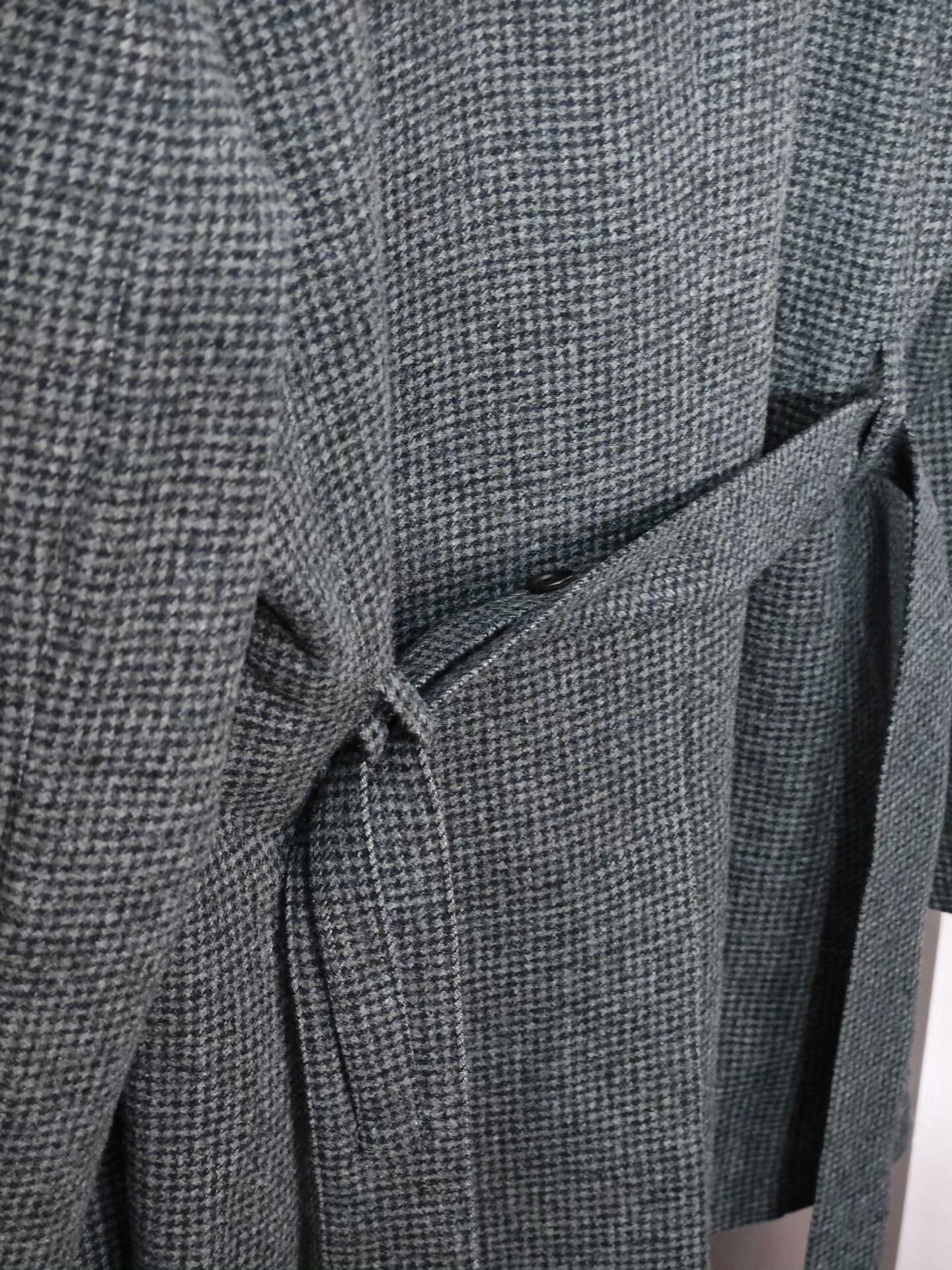 SHIPS Loro Piana Wool Coat with Houndstooth Pattern Size US L / EU 52-54 / 3 - 9 Thumbnail