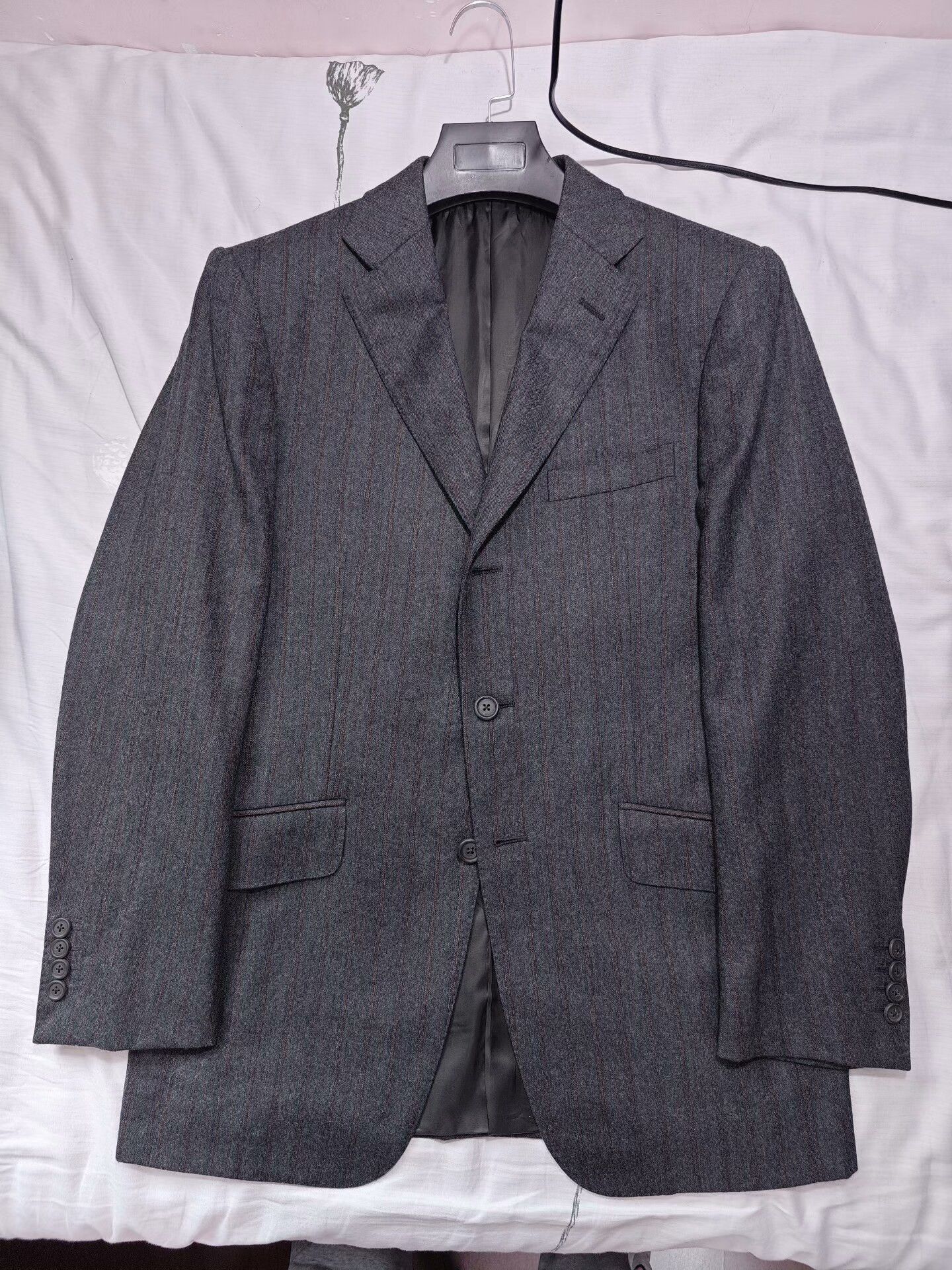 Alfred Dunhill Dunhill Italian Wool Blazer with Stripes Size US M / EU 48-50 / 2 - 6 Thumbnail