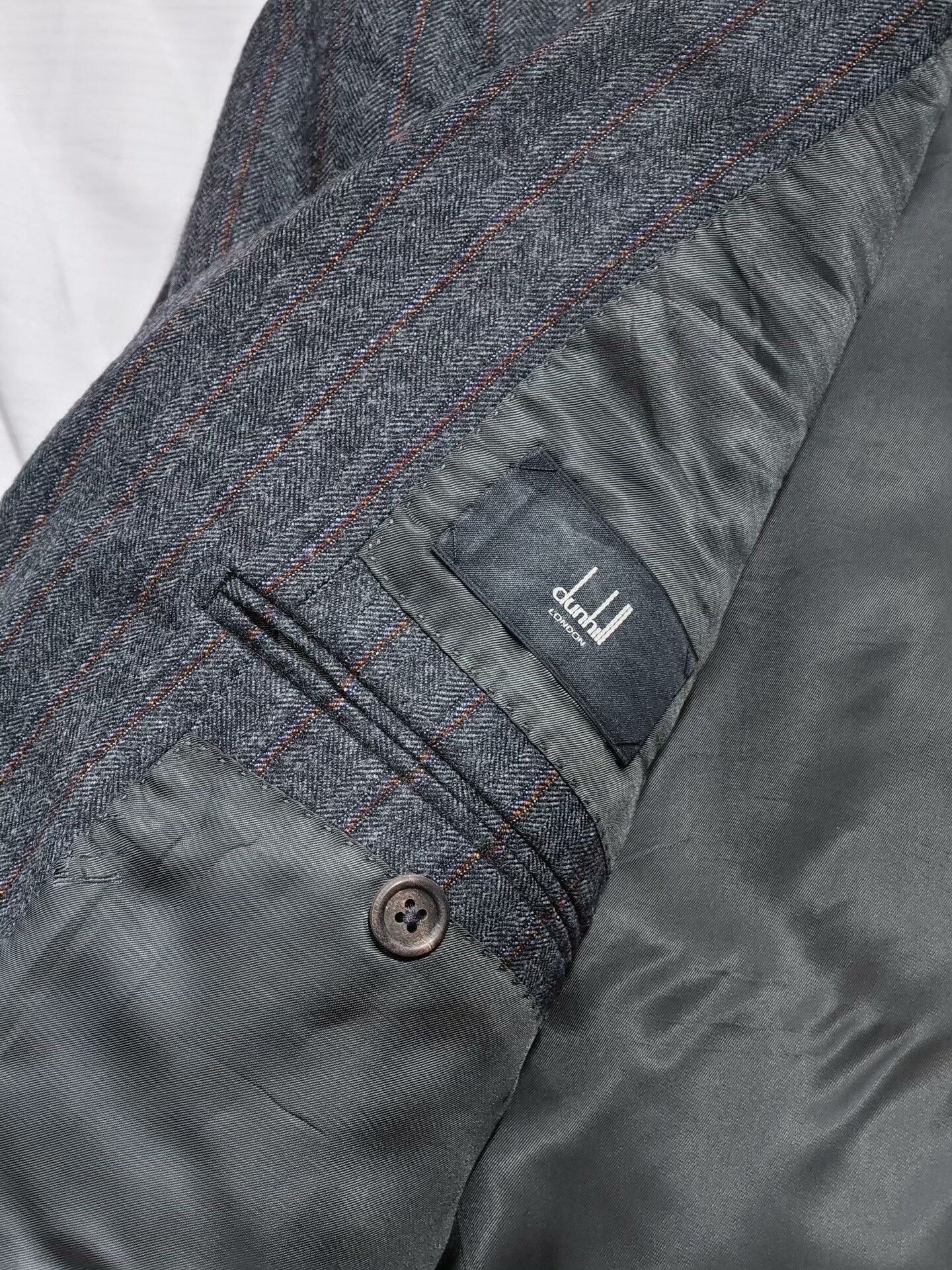 Alfred Dunhill Dunhill Italian Wool Blazer with Stripes Size US M / EU 48-50 / 2 - 8 Thumbnail
