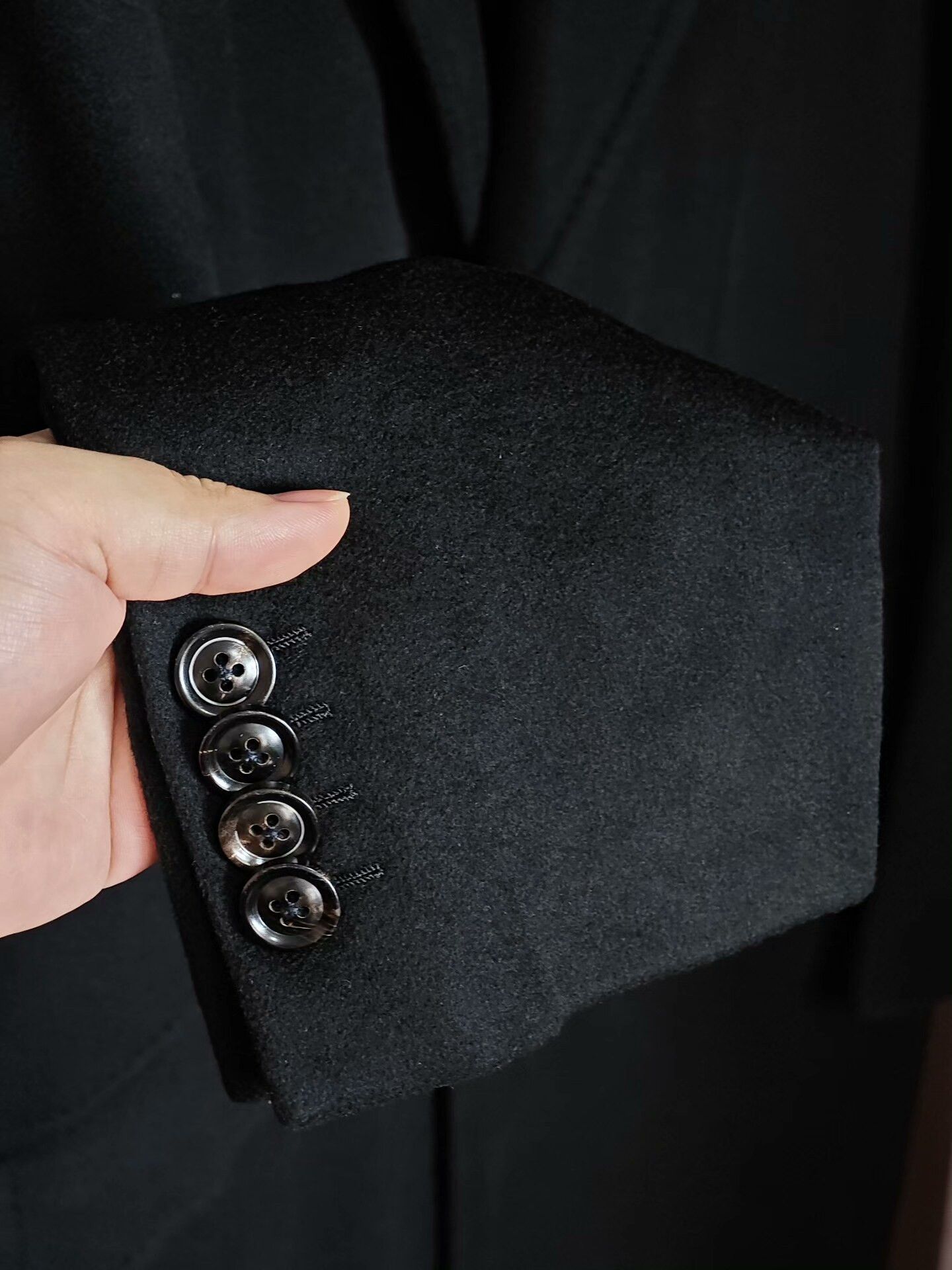 Ermenegildo Zegna Zegna Black Cashmere Overcoat Size US M / EU 48-50 / 2 - 4 Thumbnail