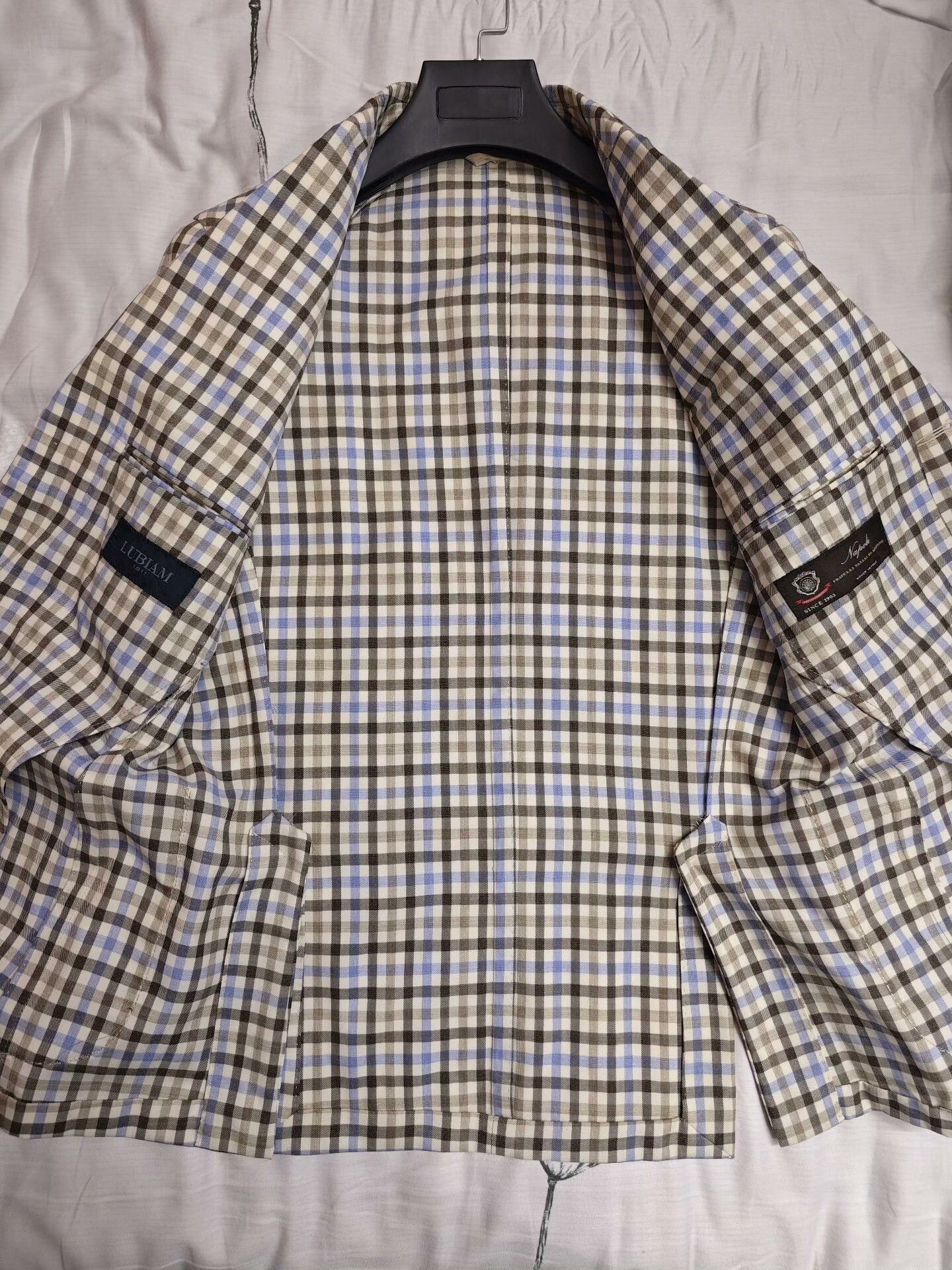 Lubiam Italian Wool Checkered Blazer Size US S / EU 44-46 / 1 - 6 Thumbnail