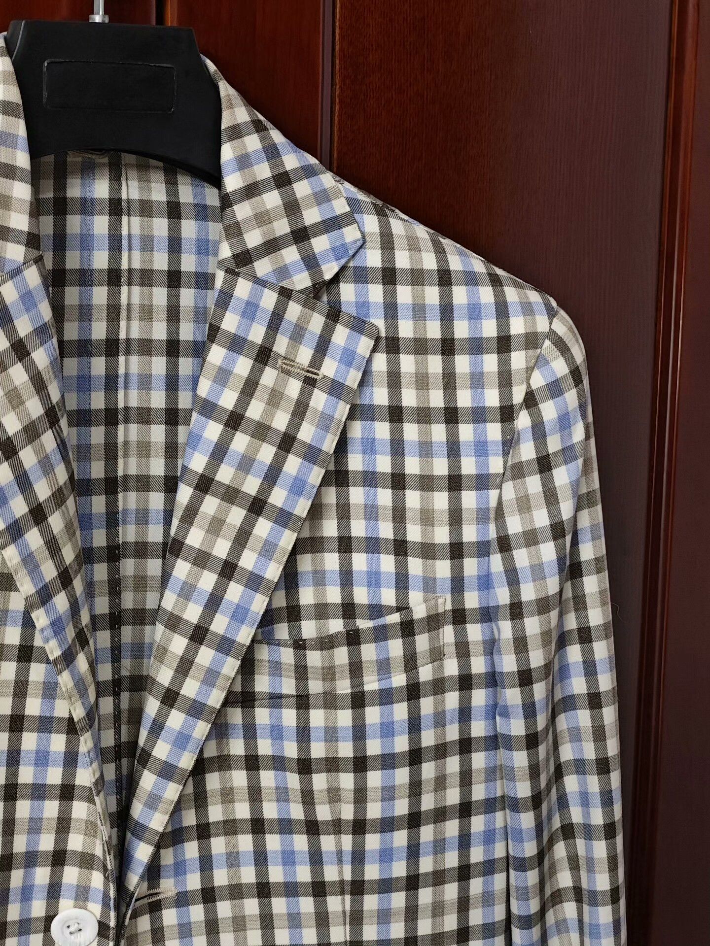 Lubiam Italian Wool Checkered Blazer Size US S / EU 44-46 / 1 - 2 Thumbnail