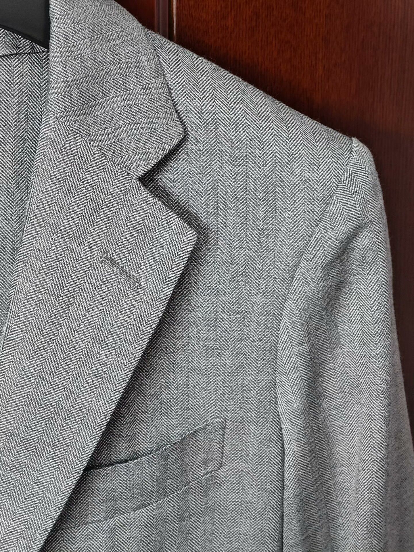 Luciano Barbera Italian Carlo Barbera Wool Silk Blazer Size US S / EU 44-46 / 1 - 2 Thumbnail