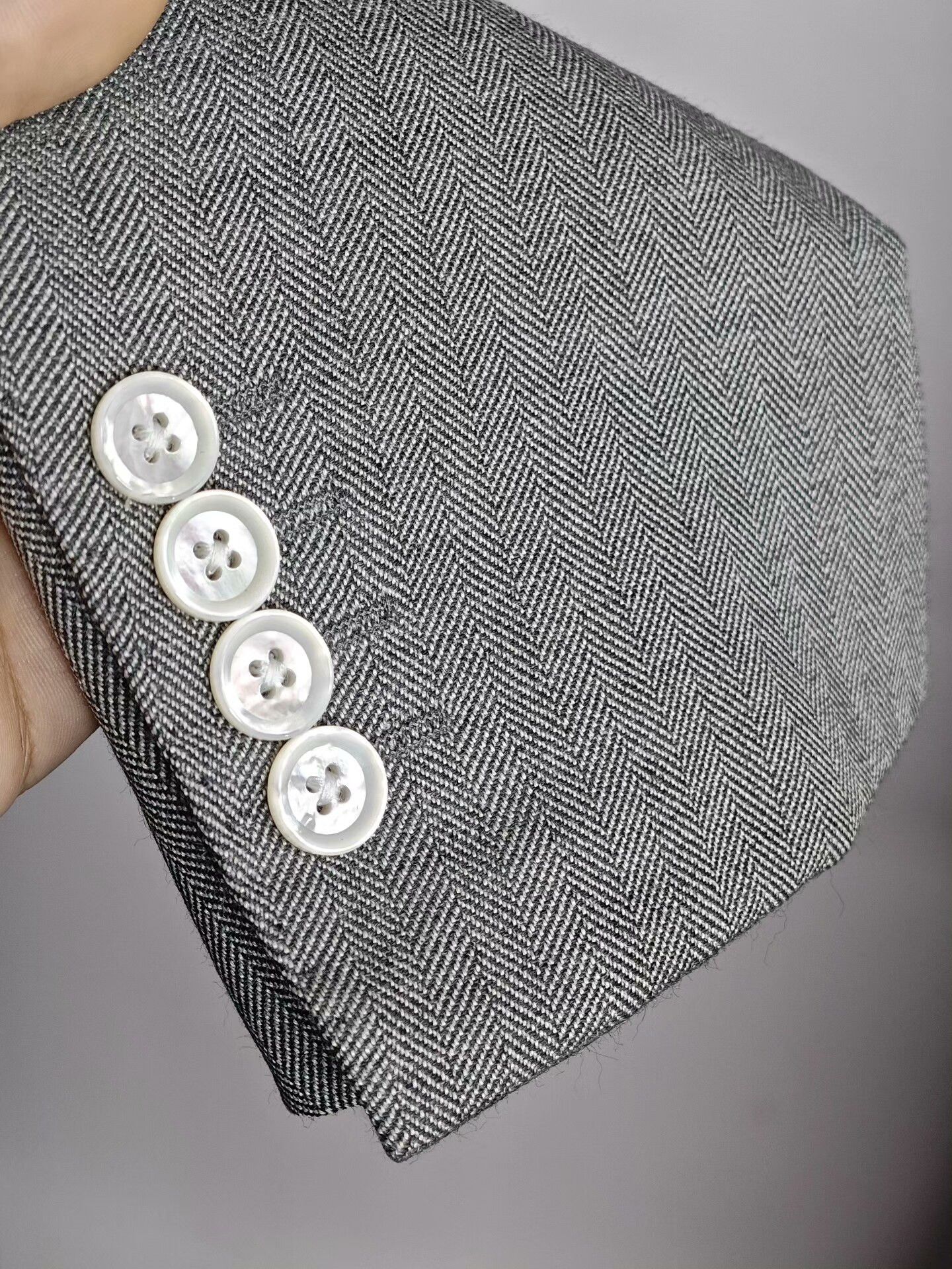 Luciano Barbera Italian Carlo Barbera Wool Silk Blazer Size US S / EU 44-46 / 1 - 4 Thumbnail