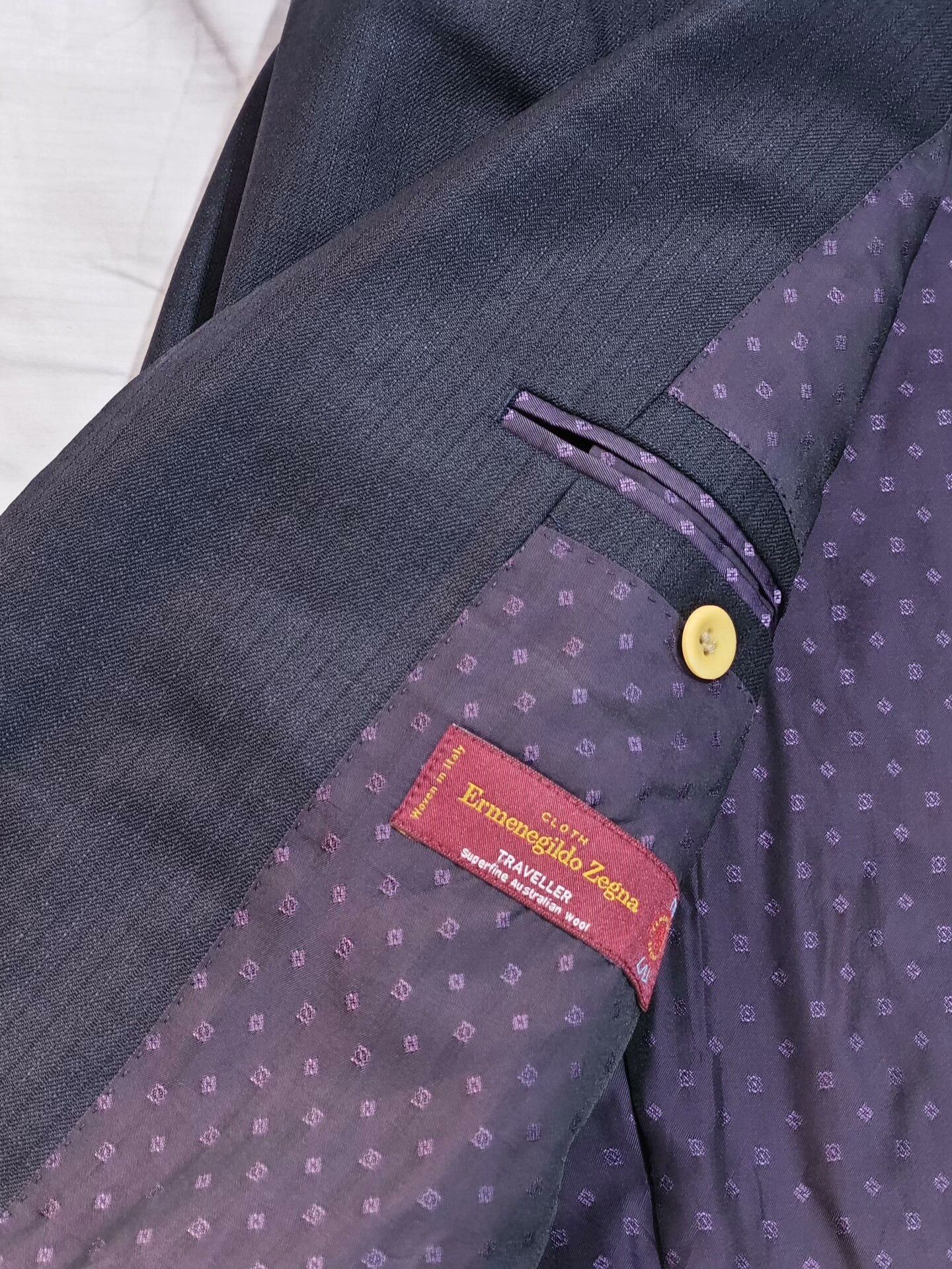 Ermenegildo Zegna Zegna Wool Linen Custom Suit Size US M / EU 48-50 / 2 - 7 Thumbnail