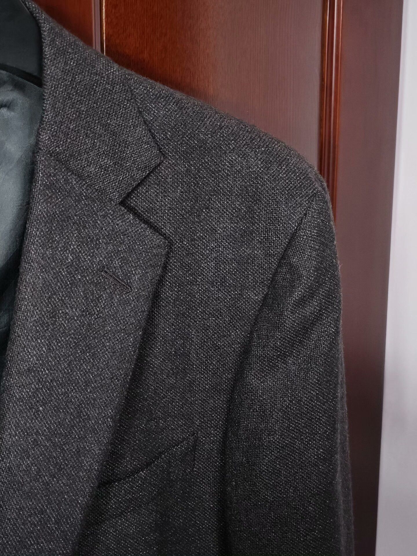 Ermenegildo Zegna Dunhill Wool Linen Blend Suit Jacket Size US L / EU 52-54 / 3 - 3 Thumbnail