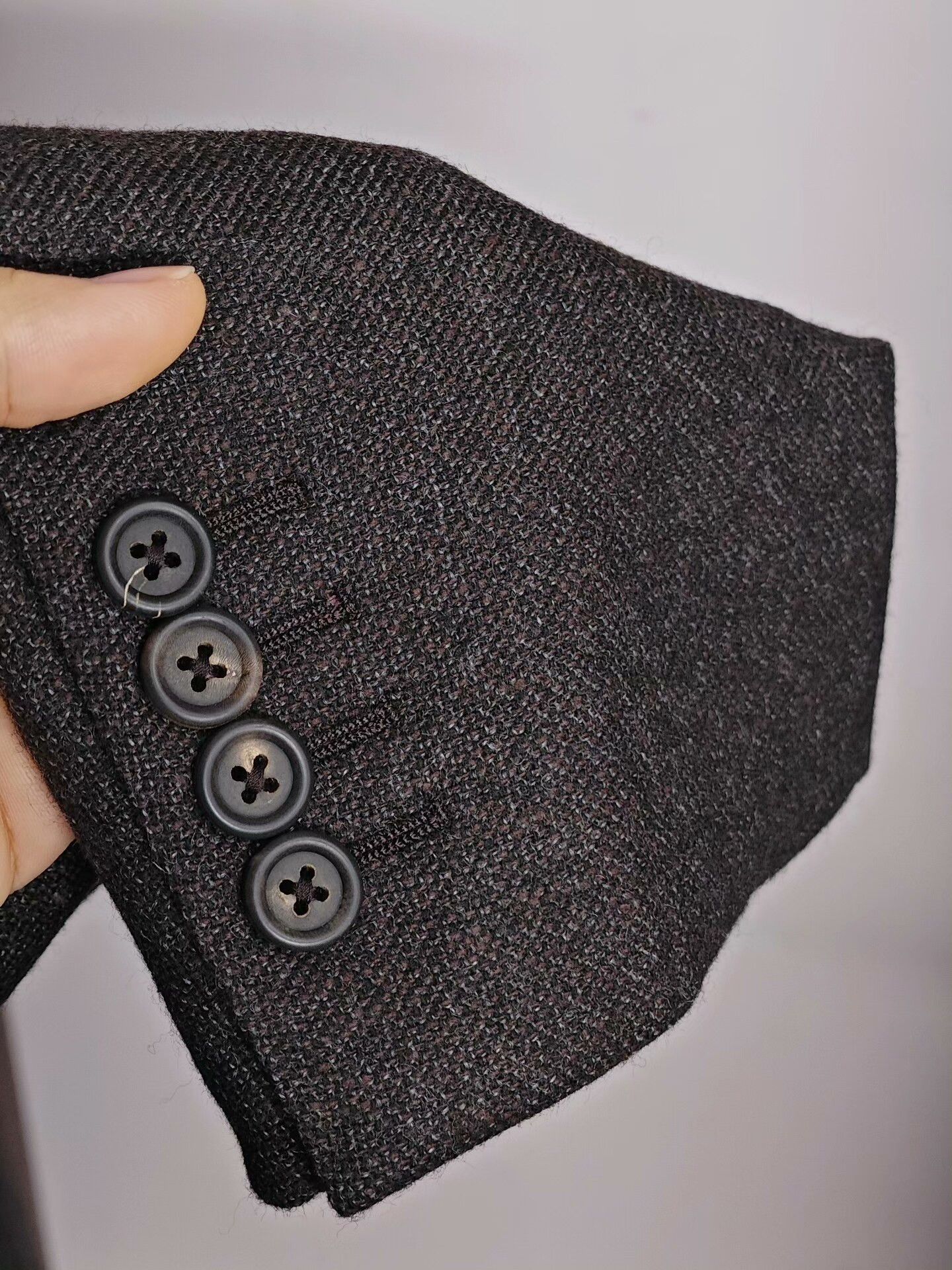 Ermenegildo Zegna Dunhill Wool Linen Blend Suit Jacket Size US L / EU 52-54 / 3 - 2 Thumbnail