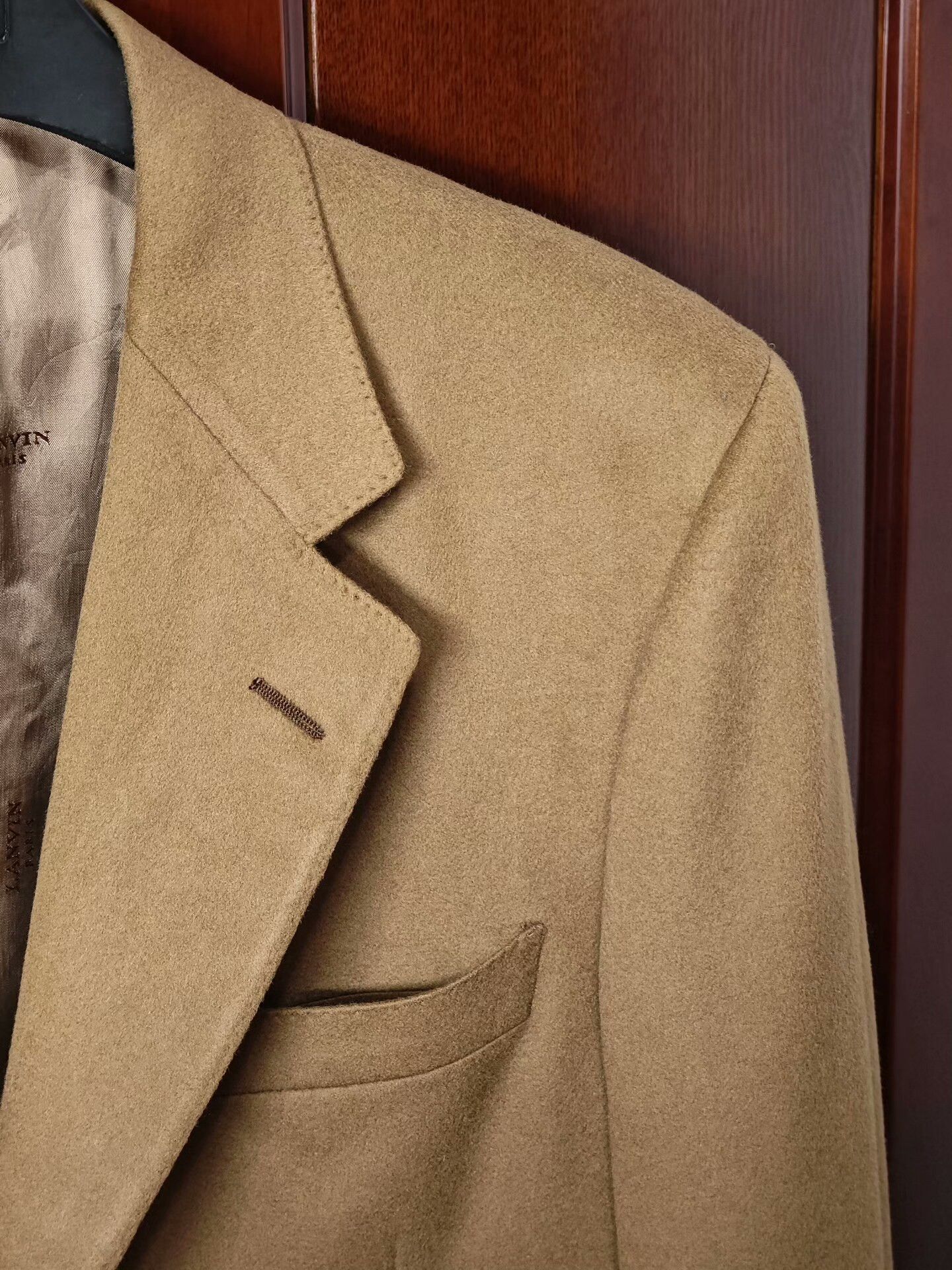 Lanvin Lanvin Camel Cashmere Blazer Size US L / EU 52-54 / 3 - 2 Thumbnail