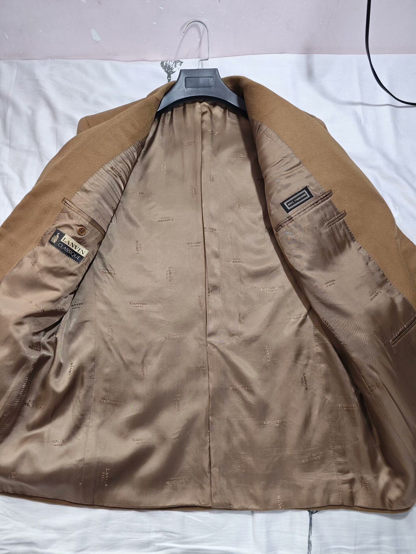 Lanvin Lanvin Camel Cashmere Blazer Size US L / EU 52-54 / 3 - 6 Thumbnail
