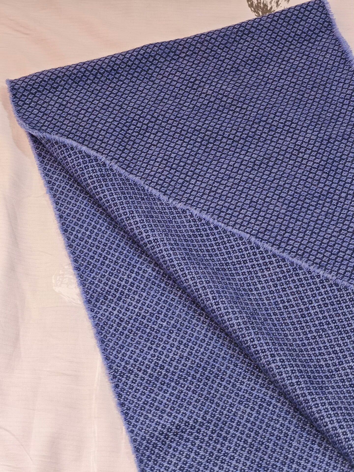 Ermenegildo Zegna Zegna Wool Scarf in Blue Tones Size ONE SIZE - 4 Thumbnail