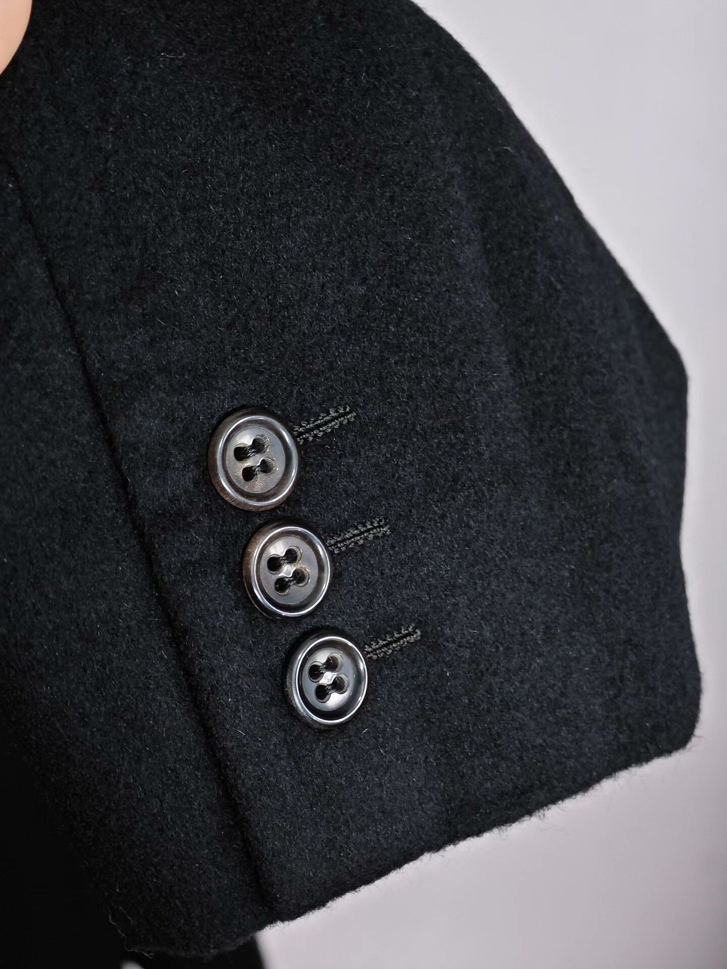 MooRER Custom Wool Blend Coat by Moorbrook Size US M / EU 48-50 / 2 - 5 Thumbnail