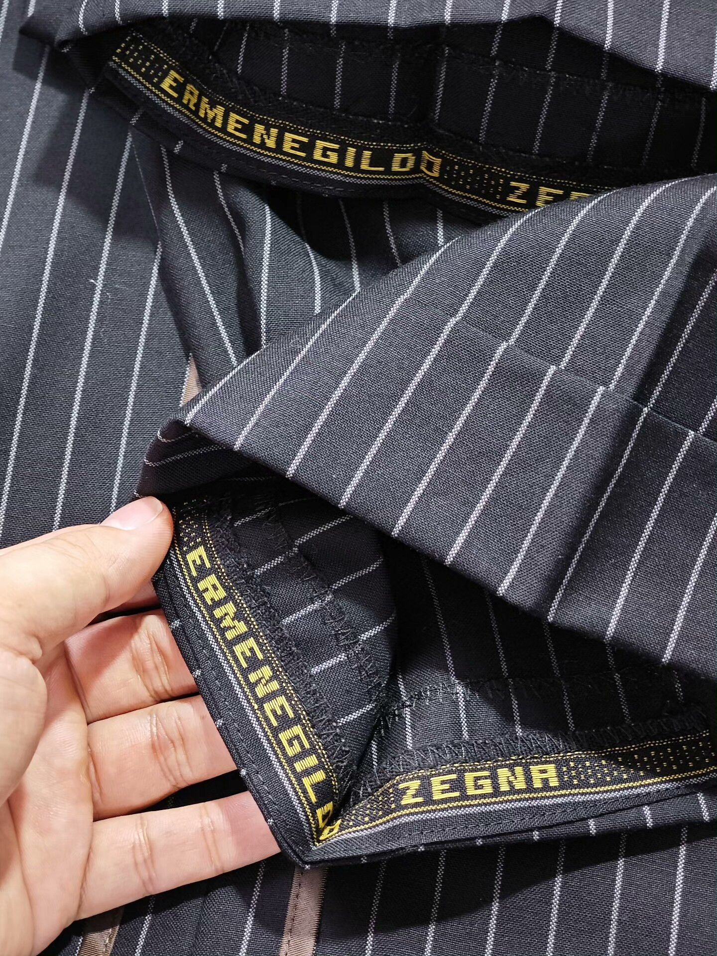 Ermenegildo Zegna Custom Zegna Wool Linen Suit Set Size US M / EU 48-50 / 2 - 8 Thumbnail