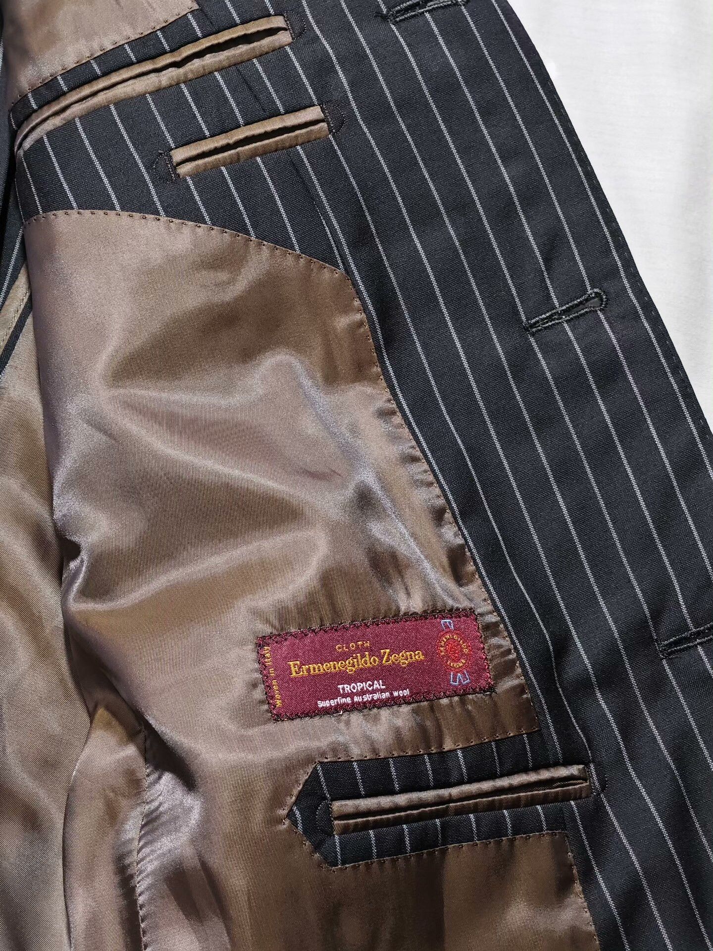 Ermenegildo Zegna Custom Zegna Wool Linen Suit Set Size US M / EU 48-50 / 2 - 7 Thumbnail