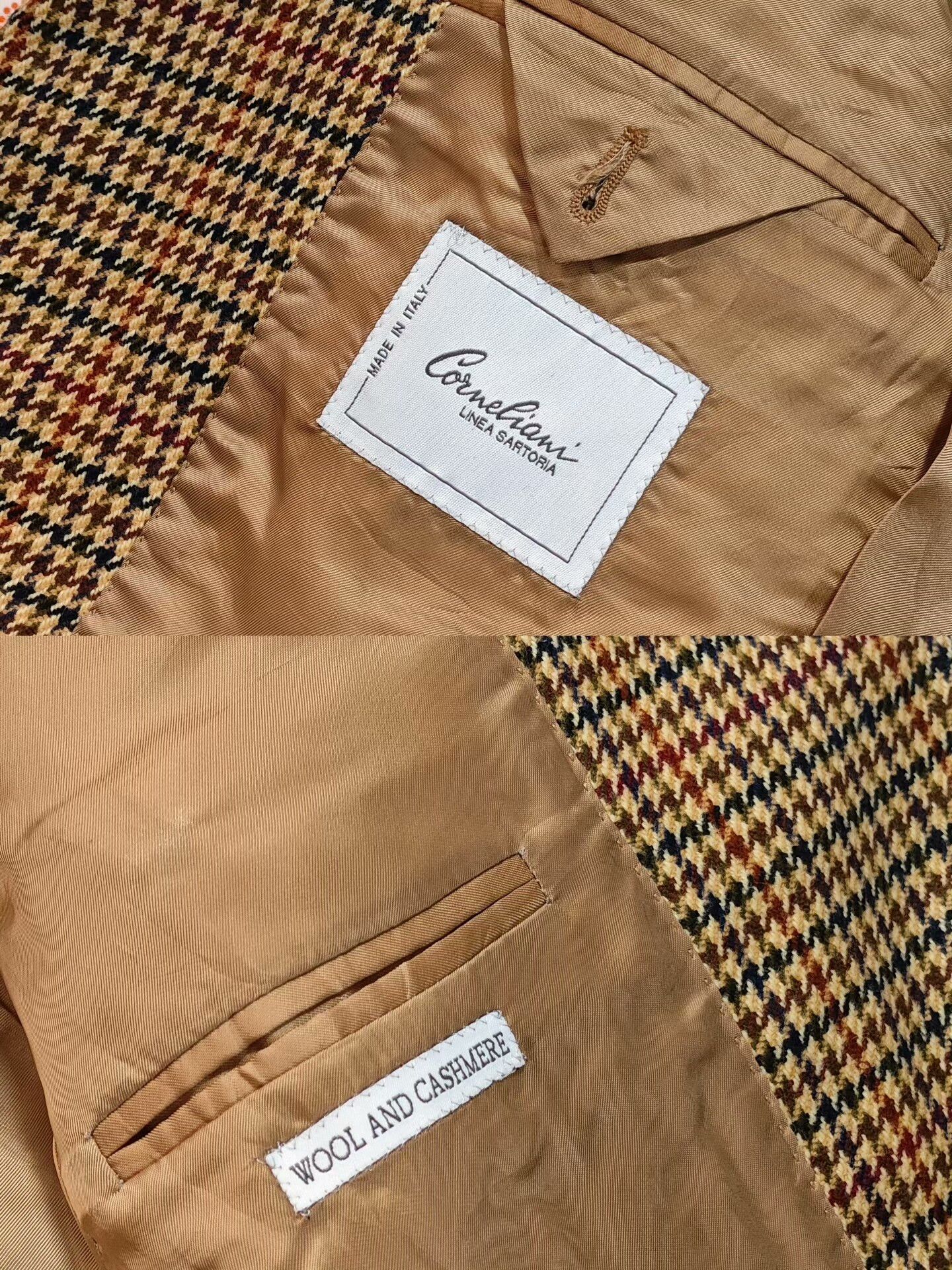 Corneliani Corneliani Wool Cashmere Tweed Blazer Size US S / EU 44-46 / 1 - 6 Thumbnail