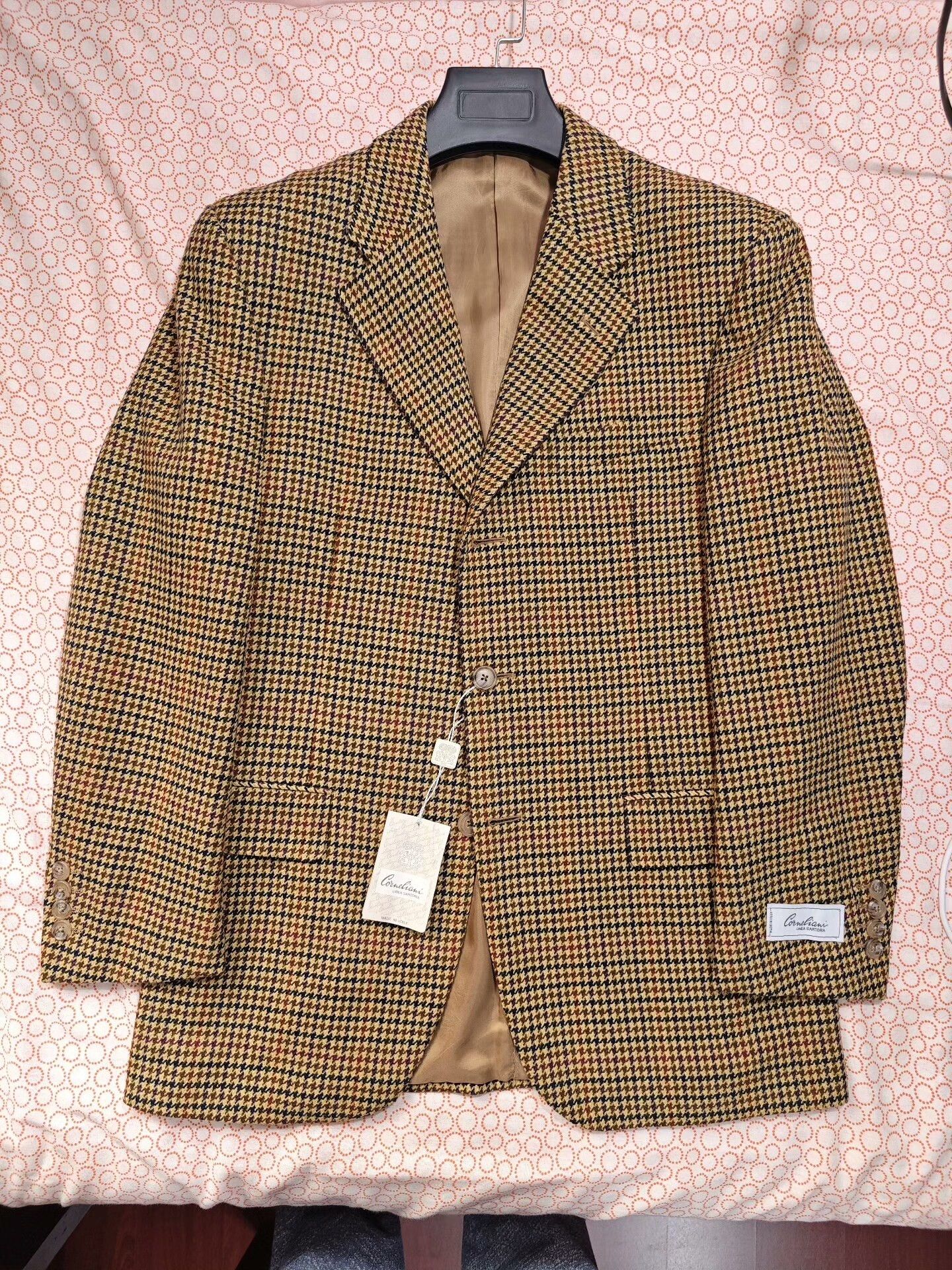 Corneliani Corneliani Wool Cashmere Tweed Blazer Size US S / EU 44-46 / 1 - 5 Thumbnail