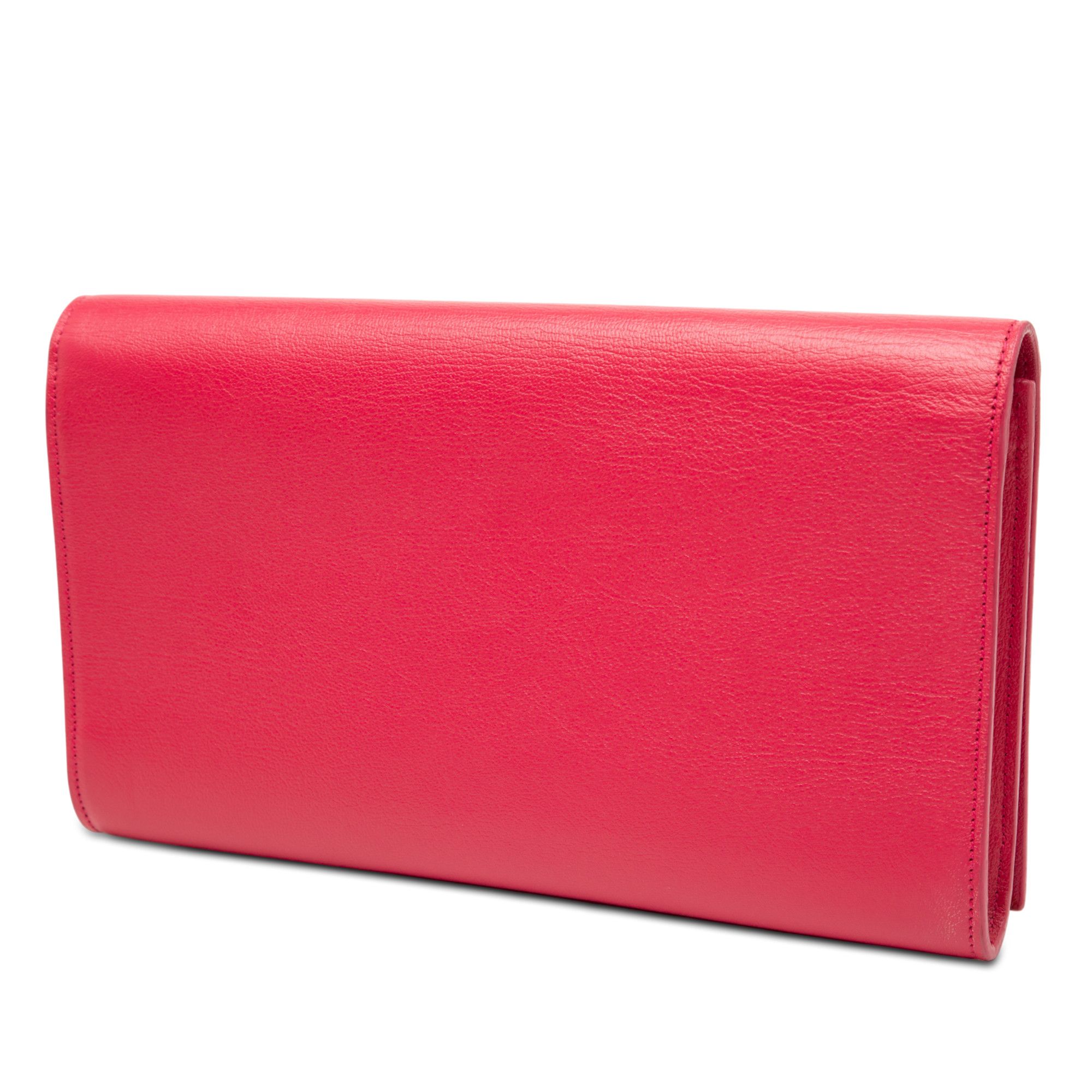 Yves Saint Laurent Yves Saint Laurent Large Leather Belle De Jour Clutch Size ONE SIZE - 2 Thumbnail