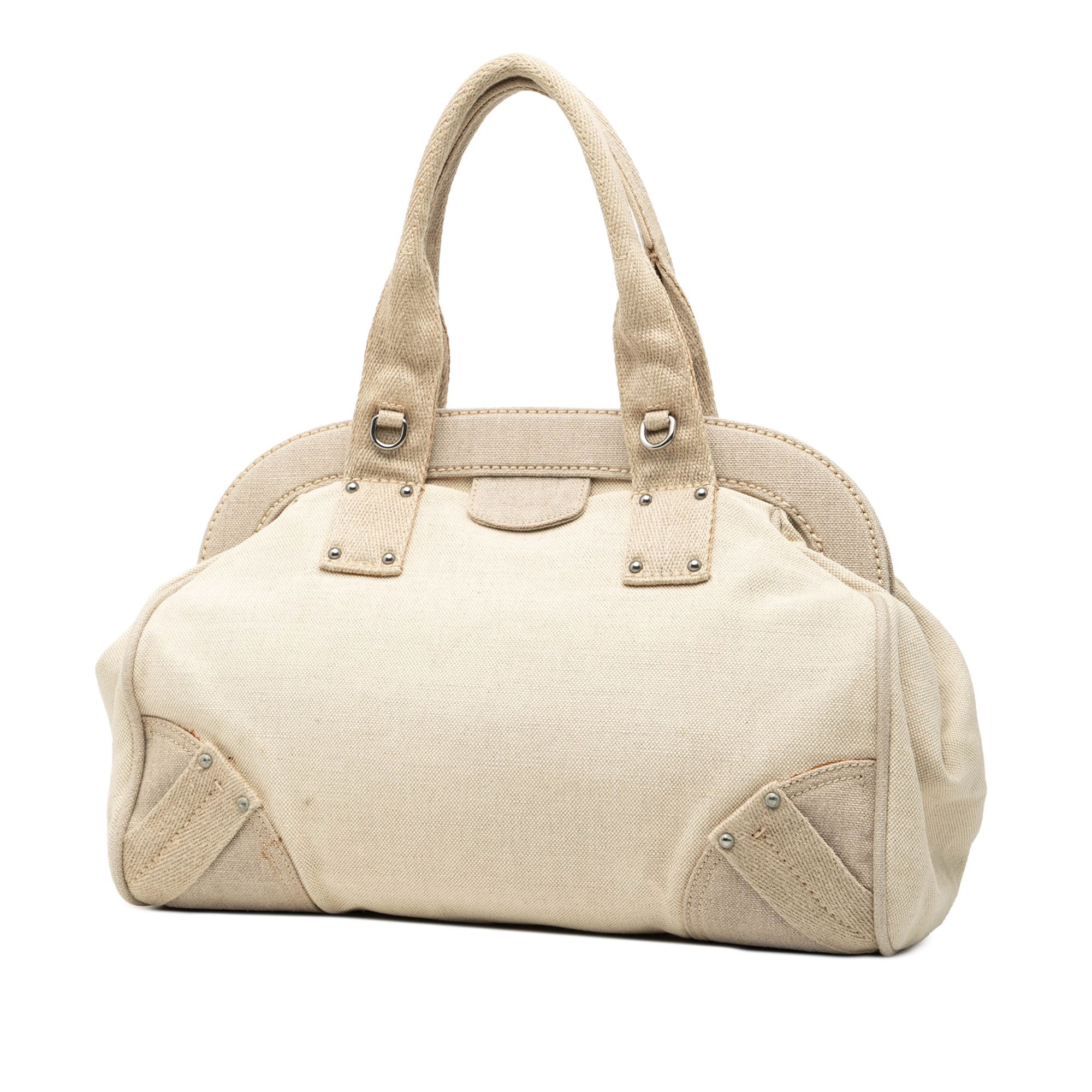 Prada Prada Canvas Canapa Mistolino Frame Satchel Size ONE SIZE - 2 Thumbnail