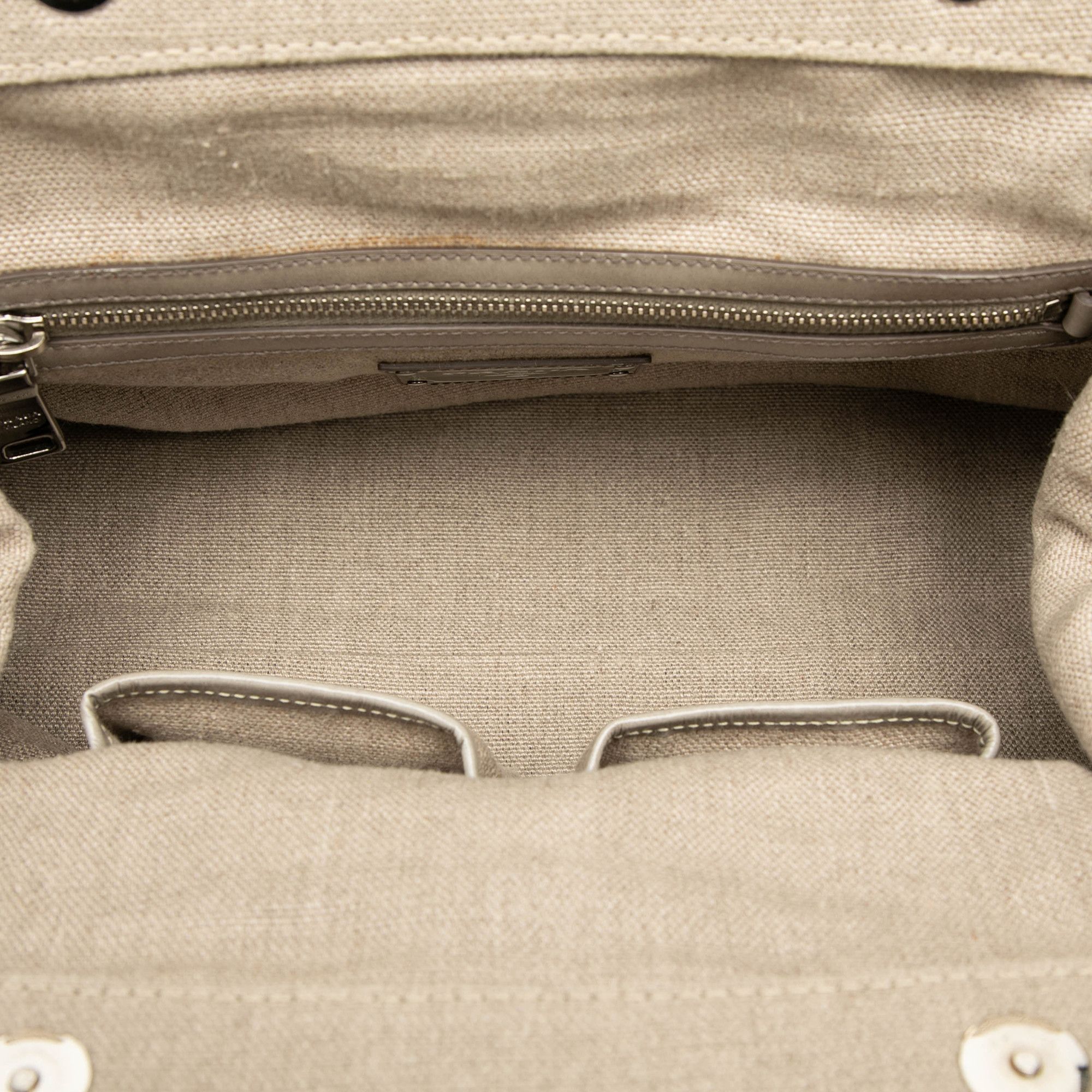 Prada Prada Canvas Canapa Mistolino Frame Satchel Size ONE SIZE - 4 Thumbnail