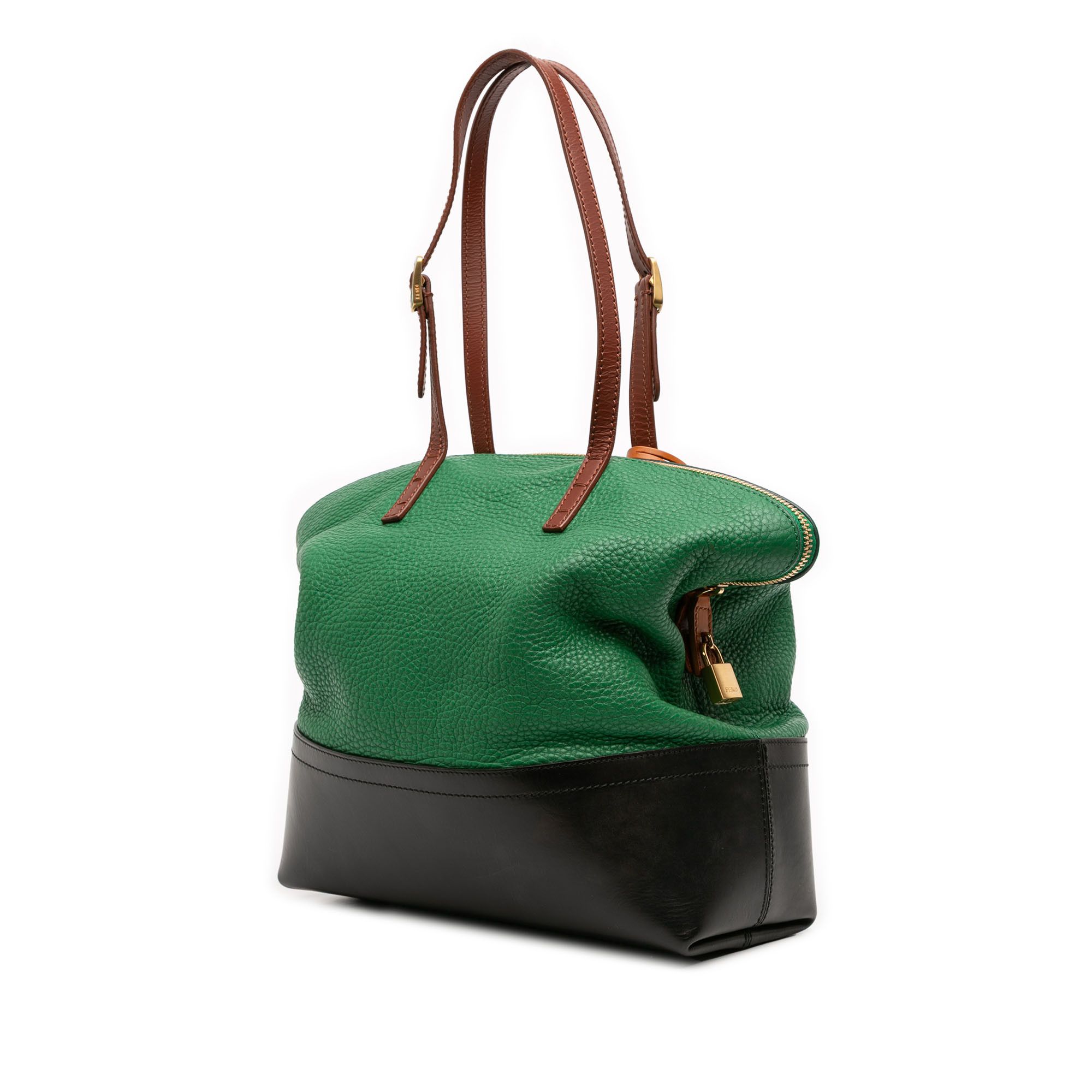 Fendi Fendi Medium Leather 2Bag Colorblock Tote Size ONE SIZE - 2 Thumbnail